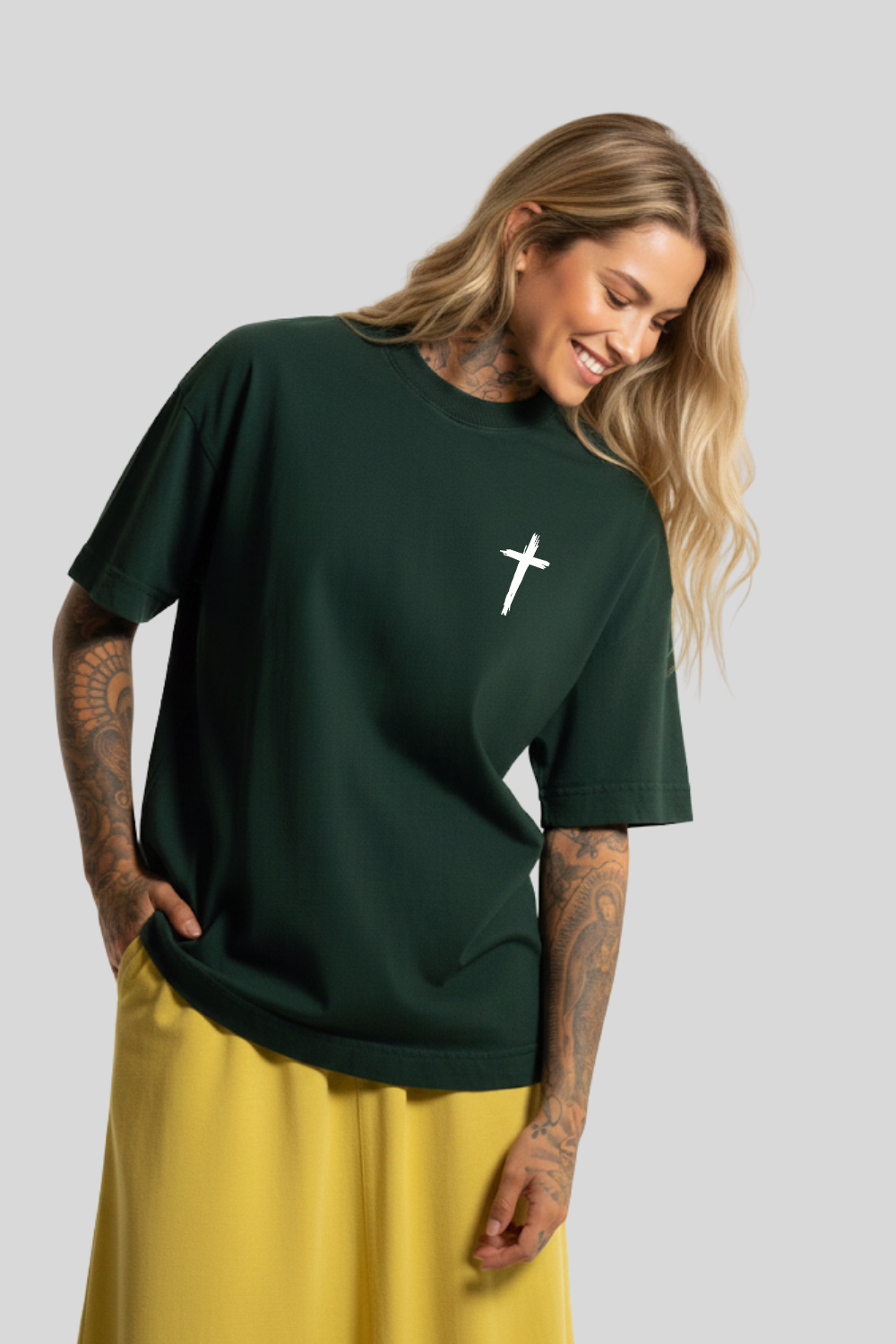 Camiseta Oversized Heavy Dois ou Mais - Não Temas