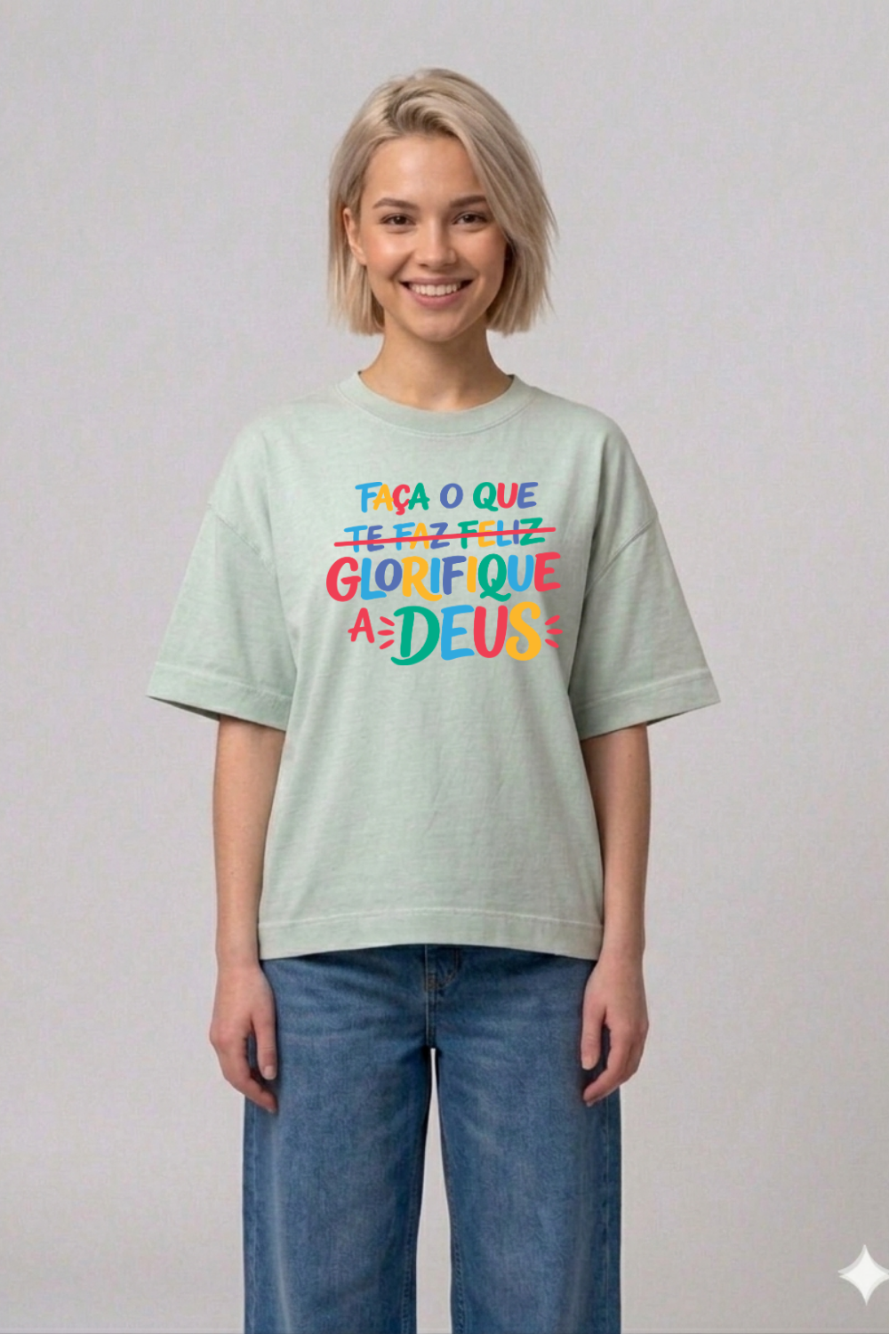 Camiseta Heavy Boxy Dois ou Mais - Glorifique