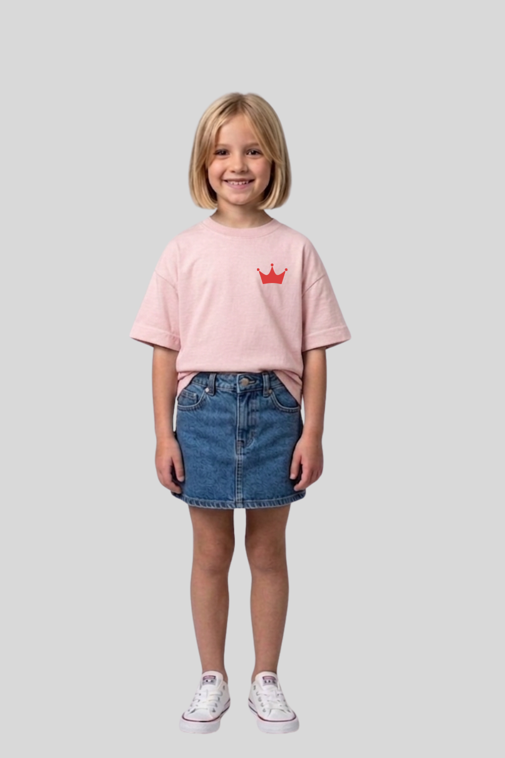 Camiseta Infantil Oversized Dois ou Mais - Daughter of the King