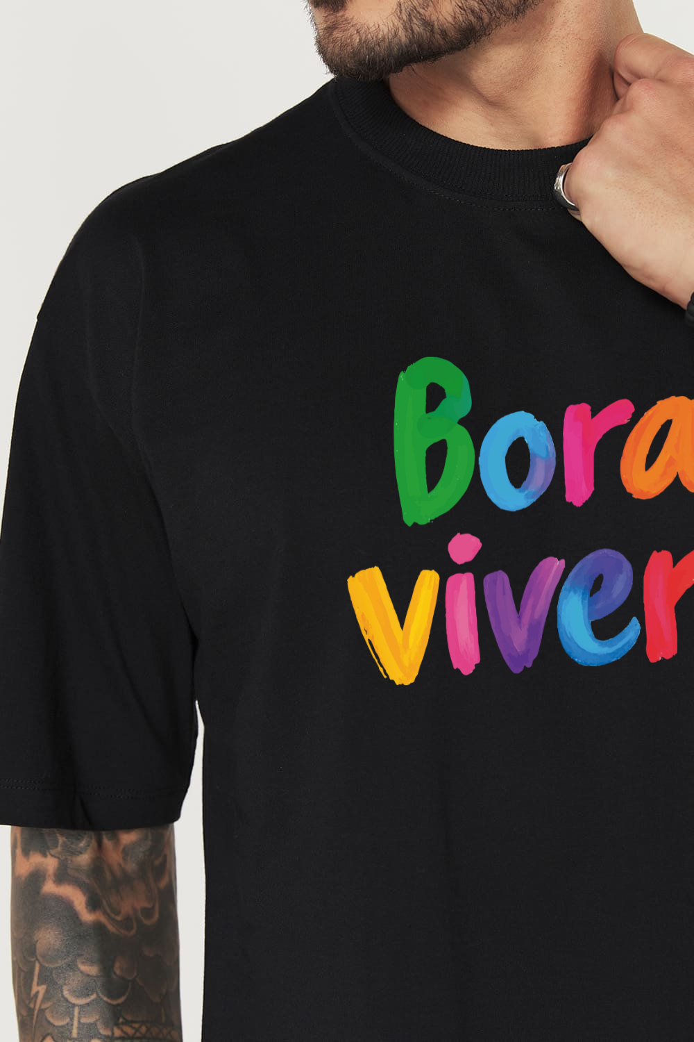 Camiseta Basic Streetwear Dois ou Mais - BORA VIVER COLOR