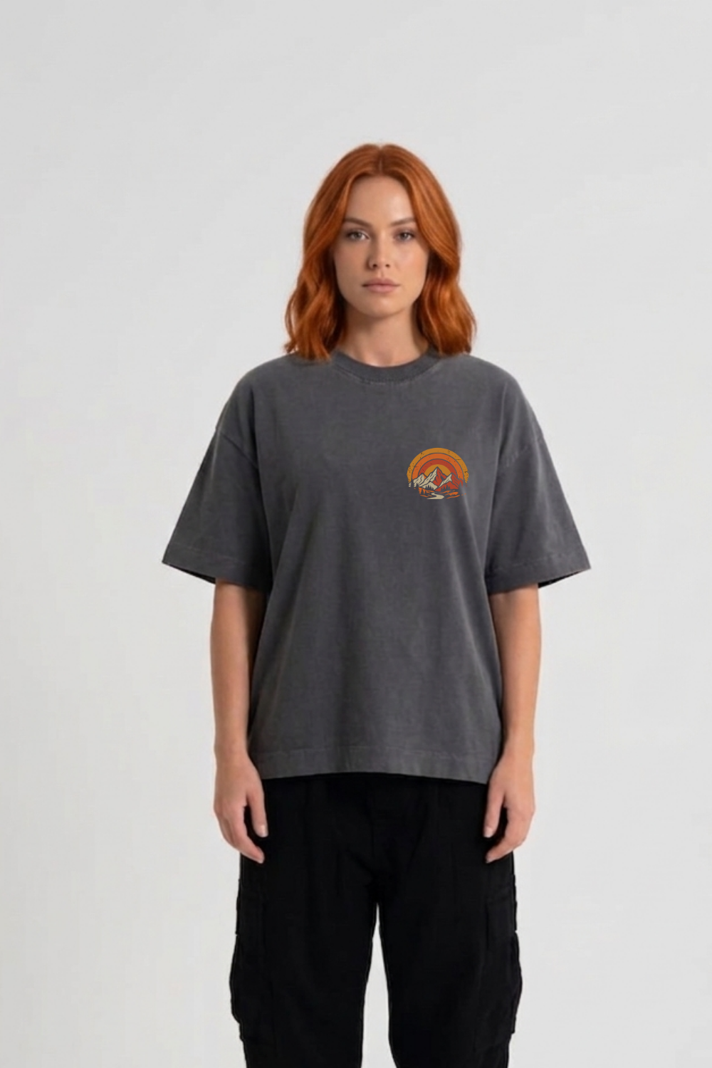 Camiseta Heavy Boxy Dois ou Mais - A FÉ MOVE