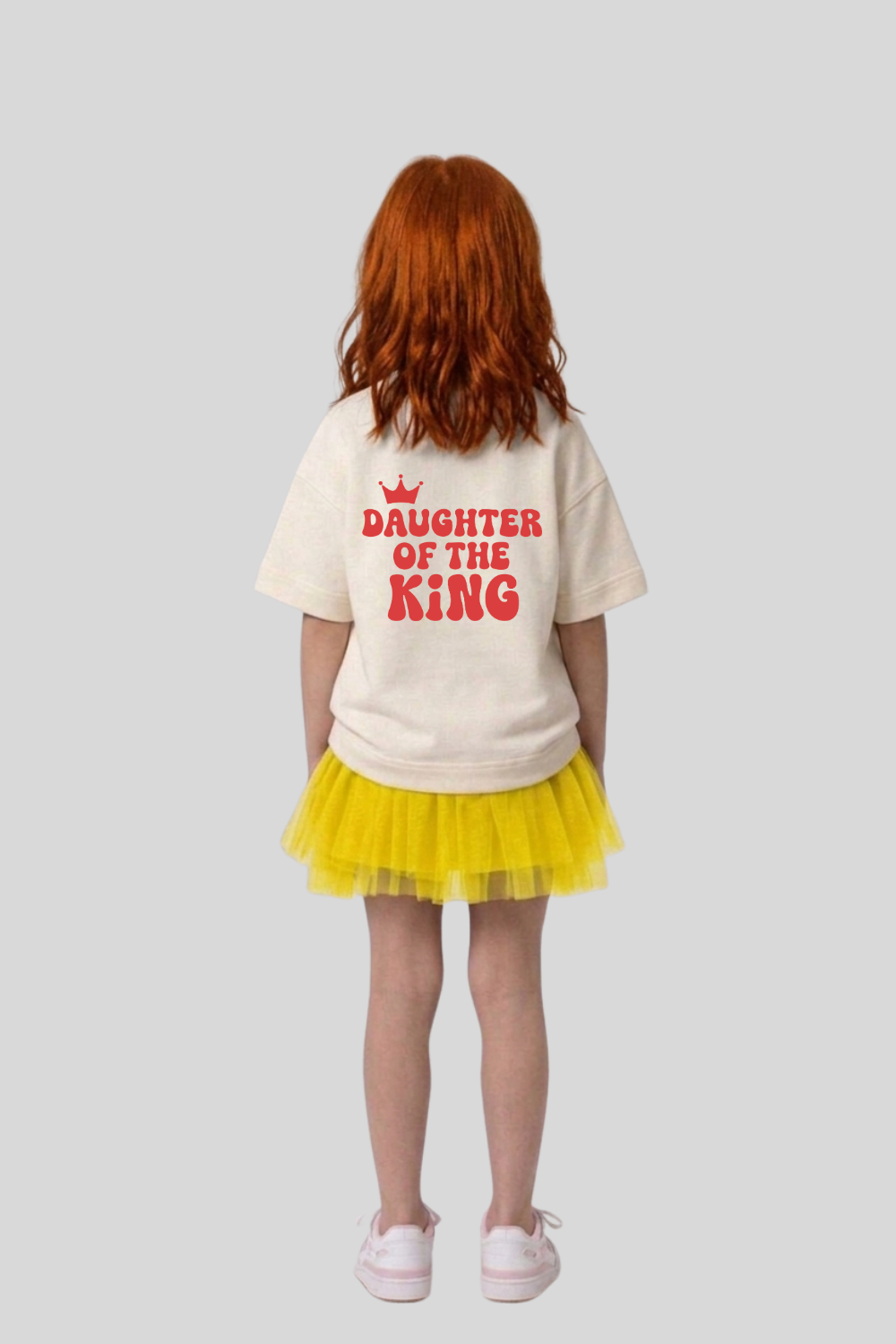Camiseta Infantil Oversized Dois ou Mais - Daughter of the King