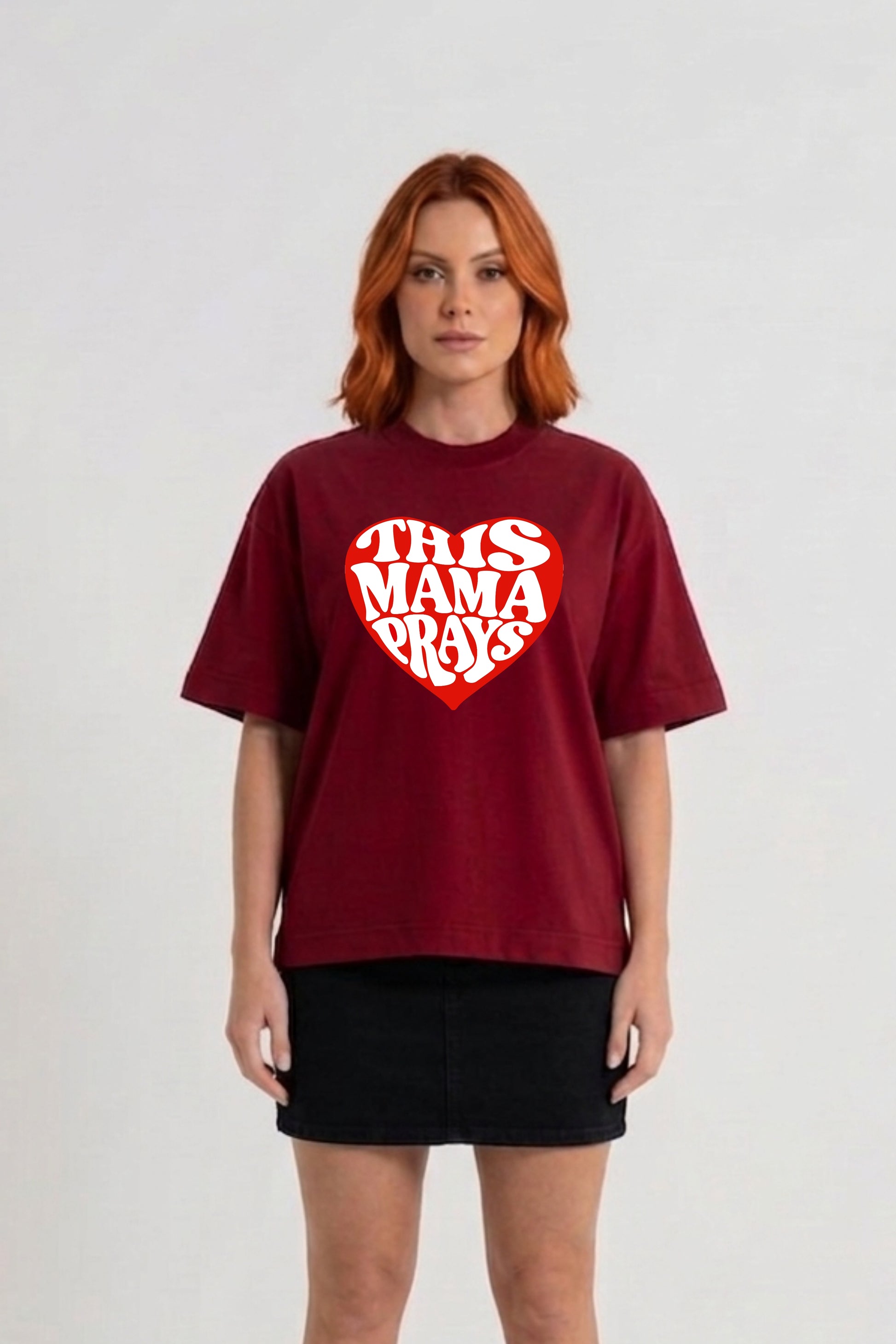 Camiseta Heavy Boxy Dois ou Mais - This Mama
