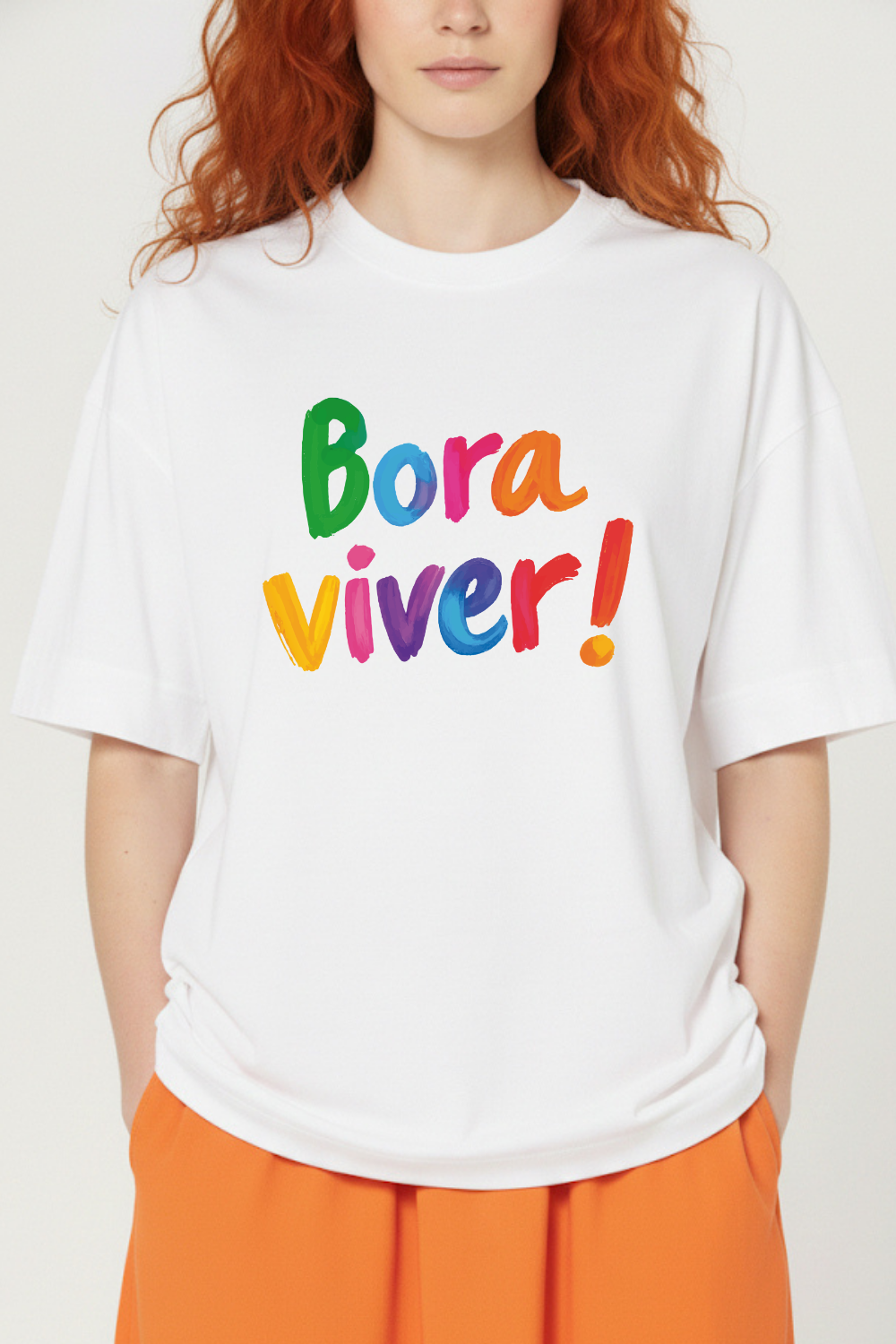 Camiseta Oversized Heavy Dois ou Mais - Bora Viver Color