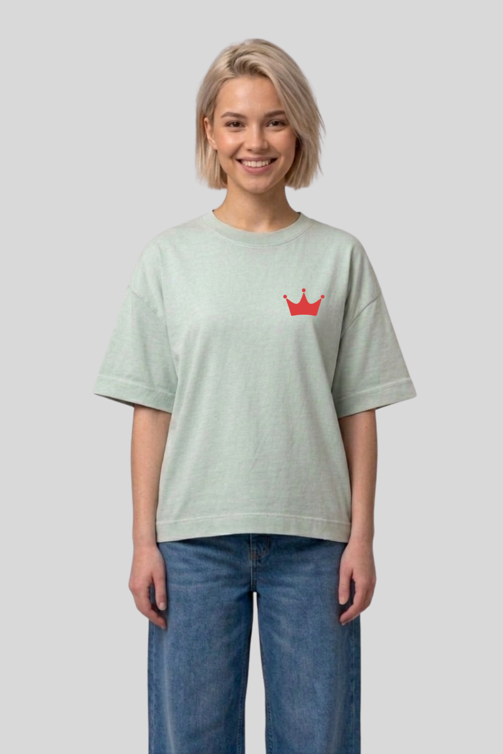 Camiseta Heavy Boxy Dois ou Mais - Daughter of the King