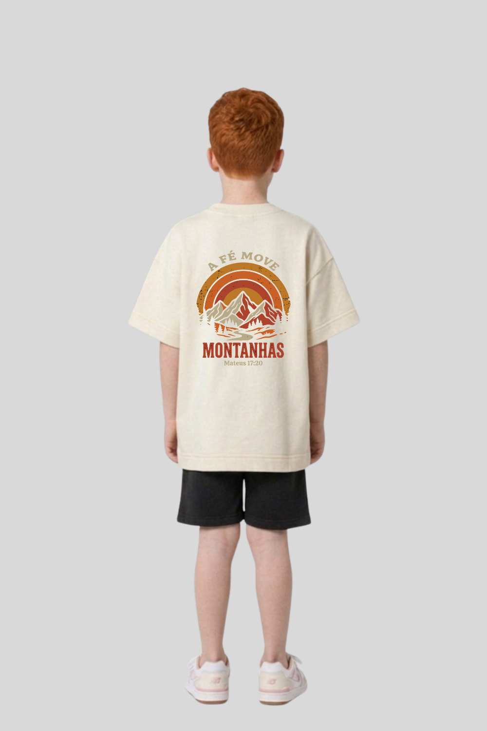 Camiseta Oversized Infantil Dois ou Mais - A FÉ MOVE