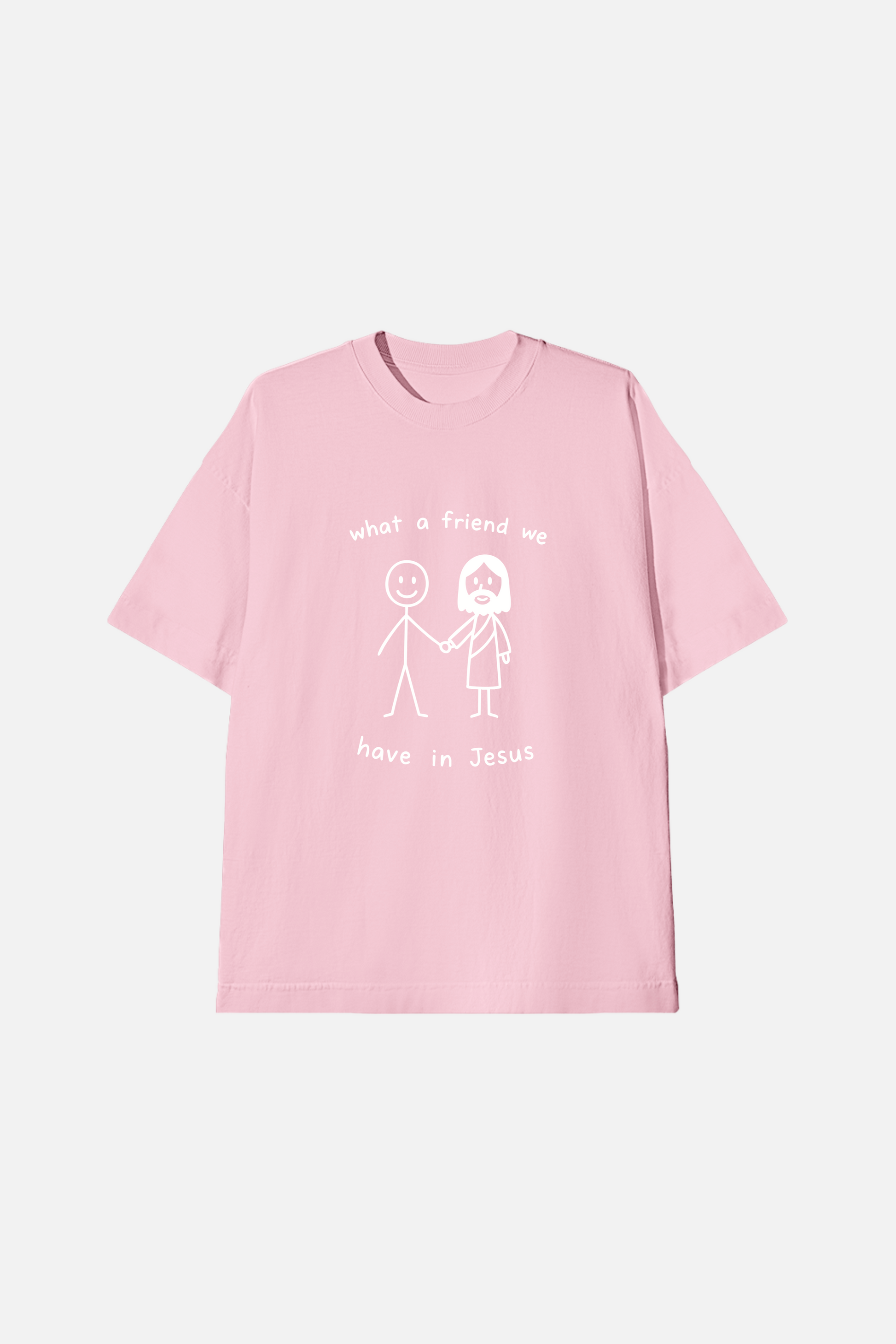 Camiseta Oversized Infantil Dois ou Mais - What a Friend