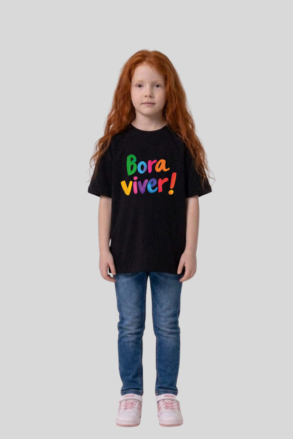 Camiseta Basic Infantil Dois ou Mais - BORA VIVER COLOR