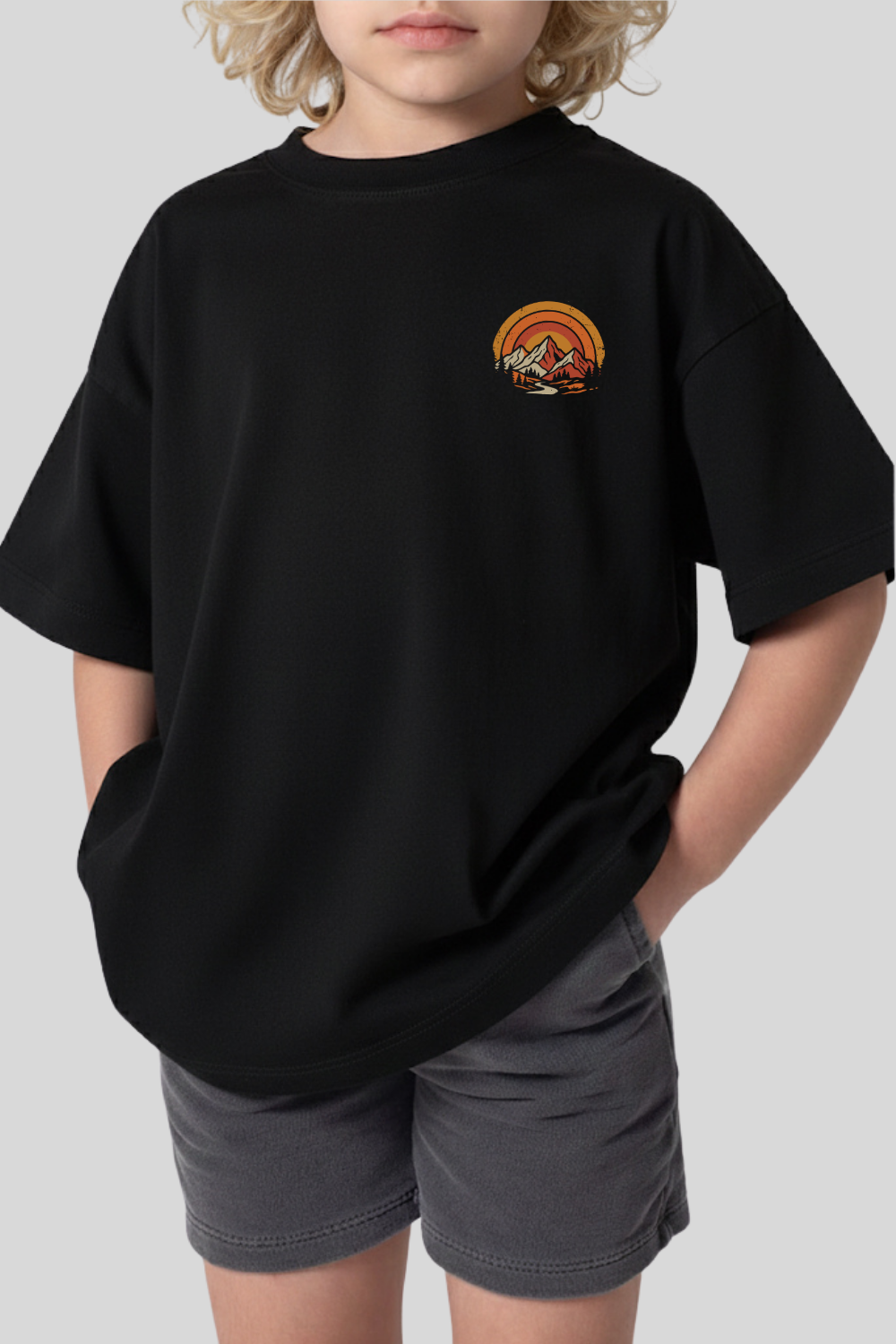 Camiseta Oversized Infantil Dois ou Mais - A FÉ MOVE