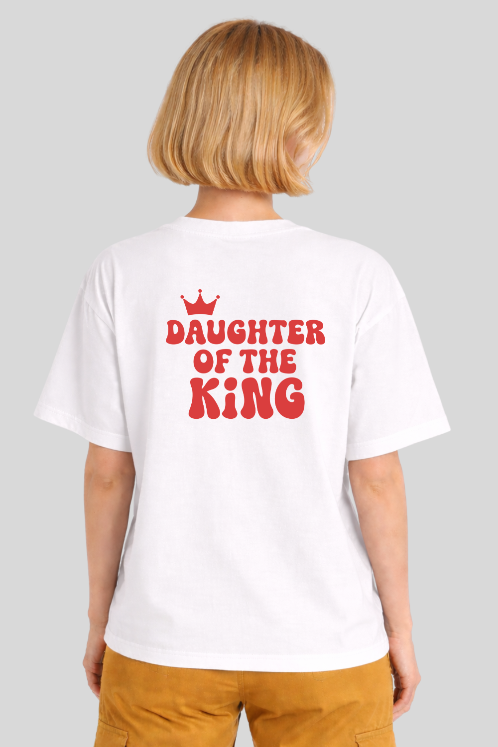 Camiseta Heavy Boxy Dois ou Mais - Daughter of the King