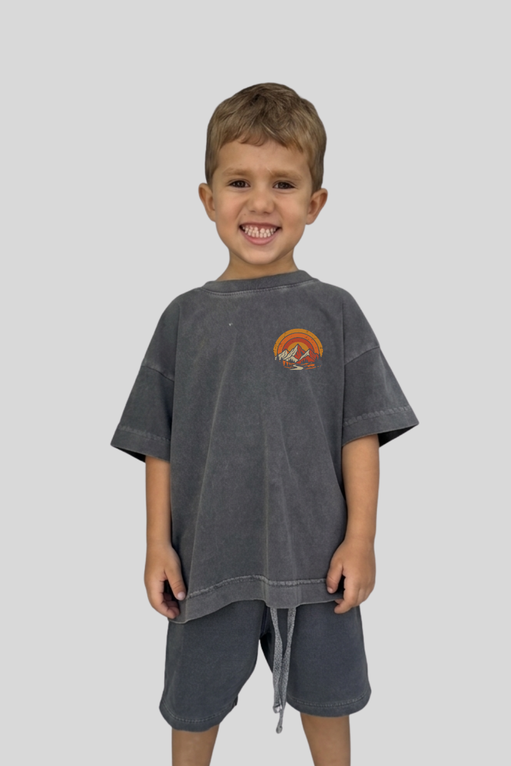 Camiseta Oversized Infantil Dois ou Mais - A FÉ MOVE