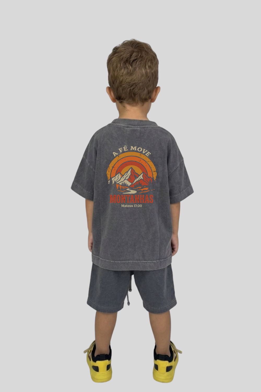 Camiseta Oversized Infantil Dois ou Mais - A FÉ MOVE