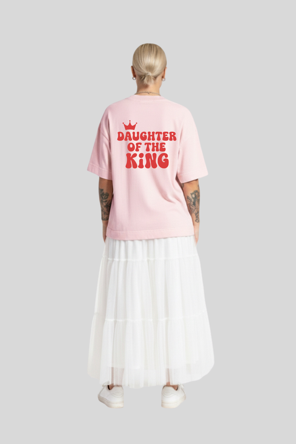 Camiseta Heavy Boxy Dois ou Mais - Daughter of the King