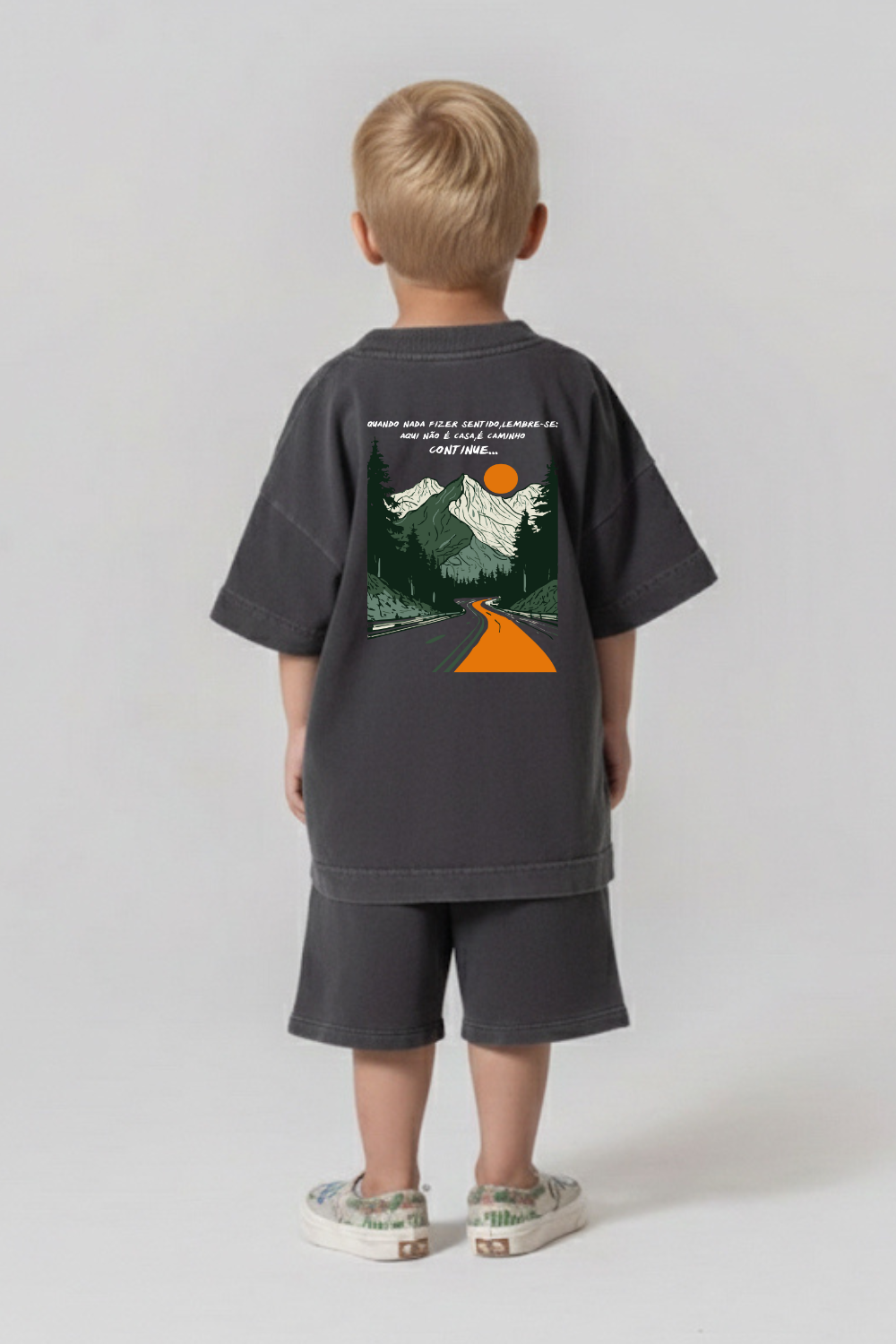 Camiseta Oversized Infantil Dois ou Mais - Caminho