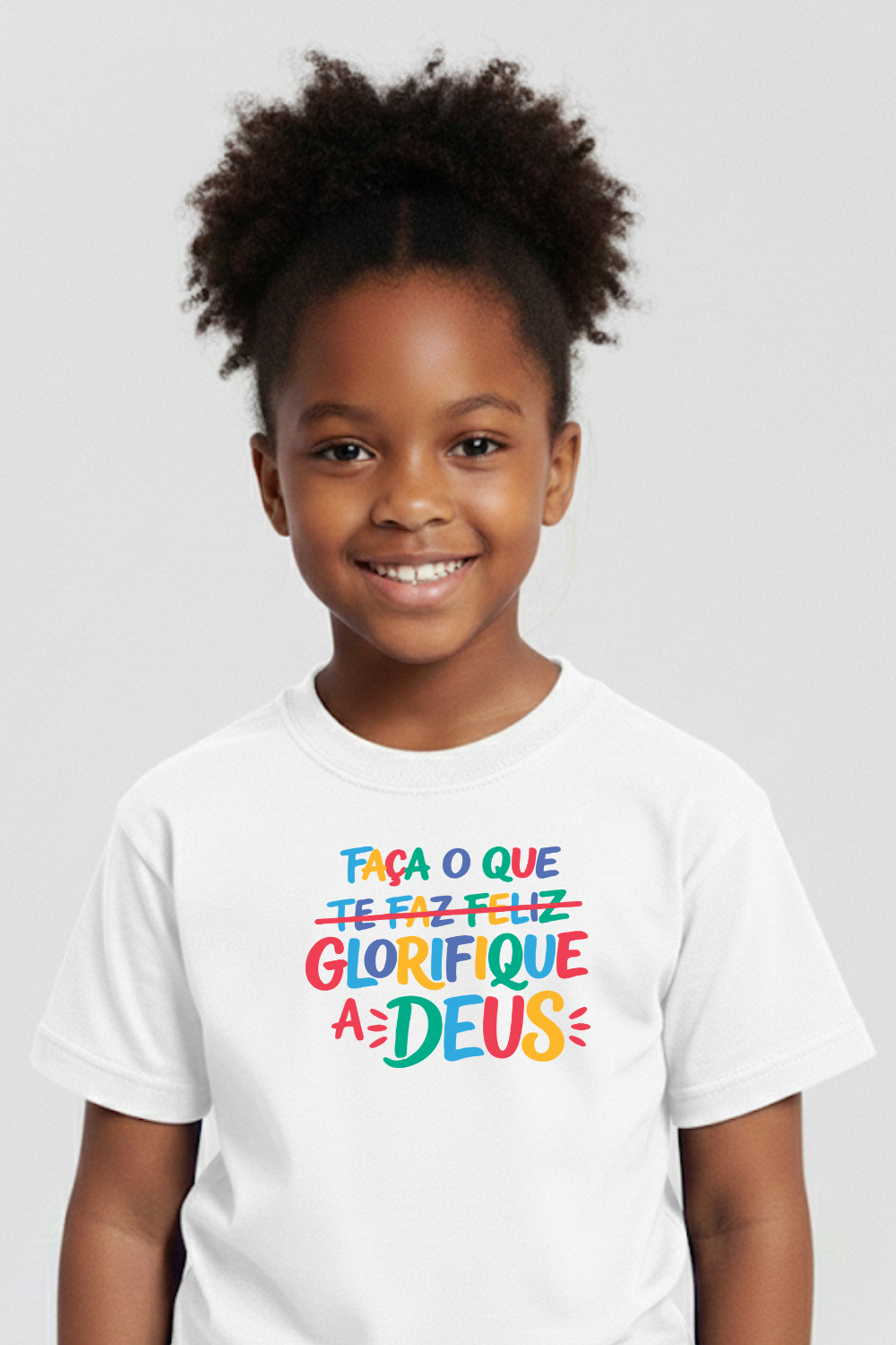 Camiseta Basic Infantil Dois ou Mais - GLORIFIQUE