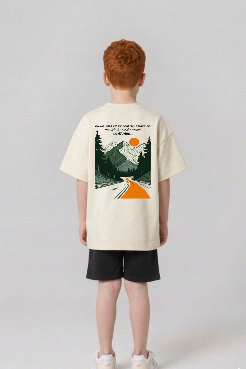 Camiseta Oversized Infantil Dois ou Mais - Caminho