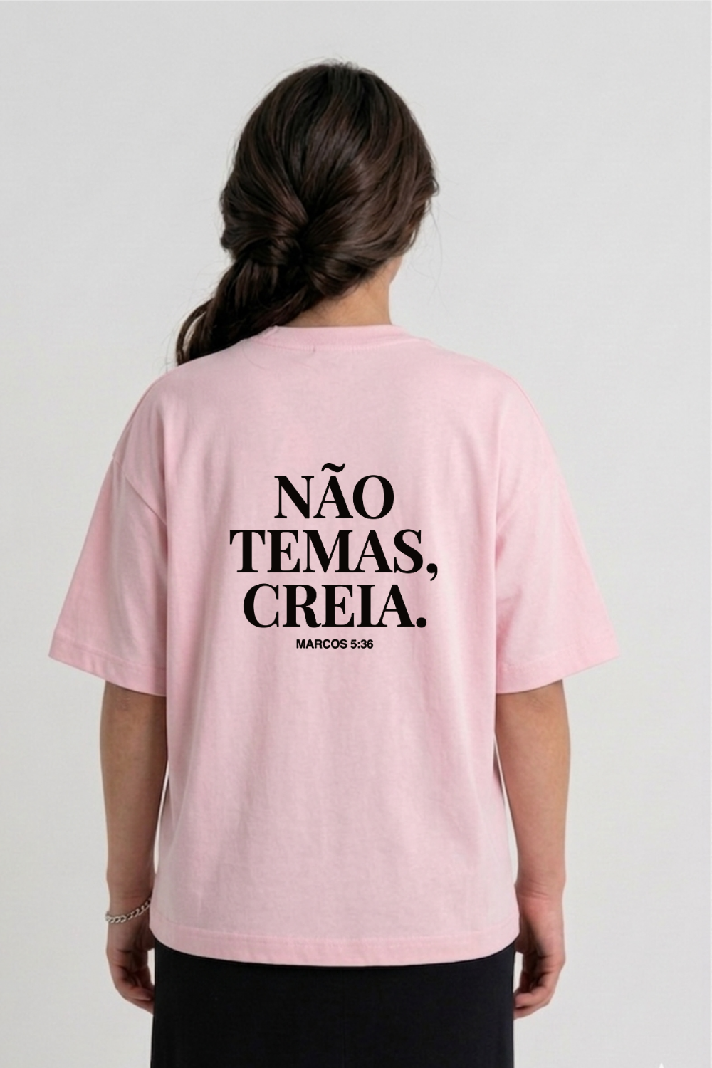 Camiseta Heavy Boxy Dois ou Mais - NÃO TEMAS