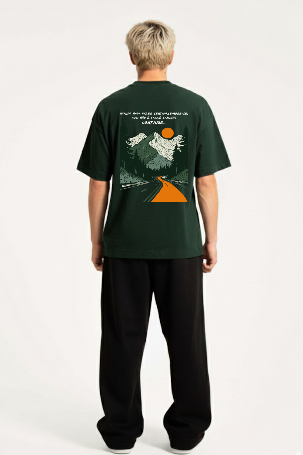 Camiseta Oversized Heavy Dois ou Mais - Caminho