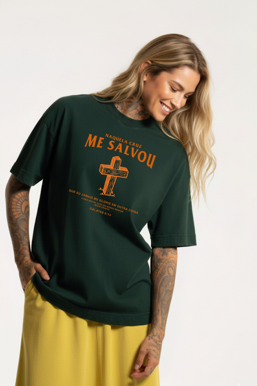Camiseta Oversized Heavy Dois ou Mais - Me Salvou