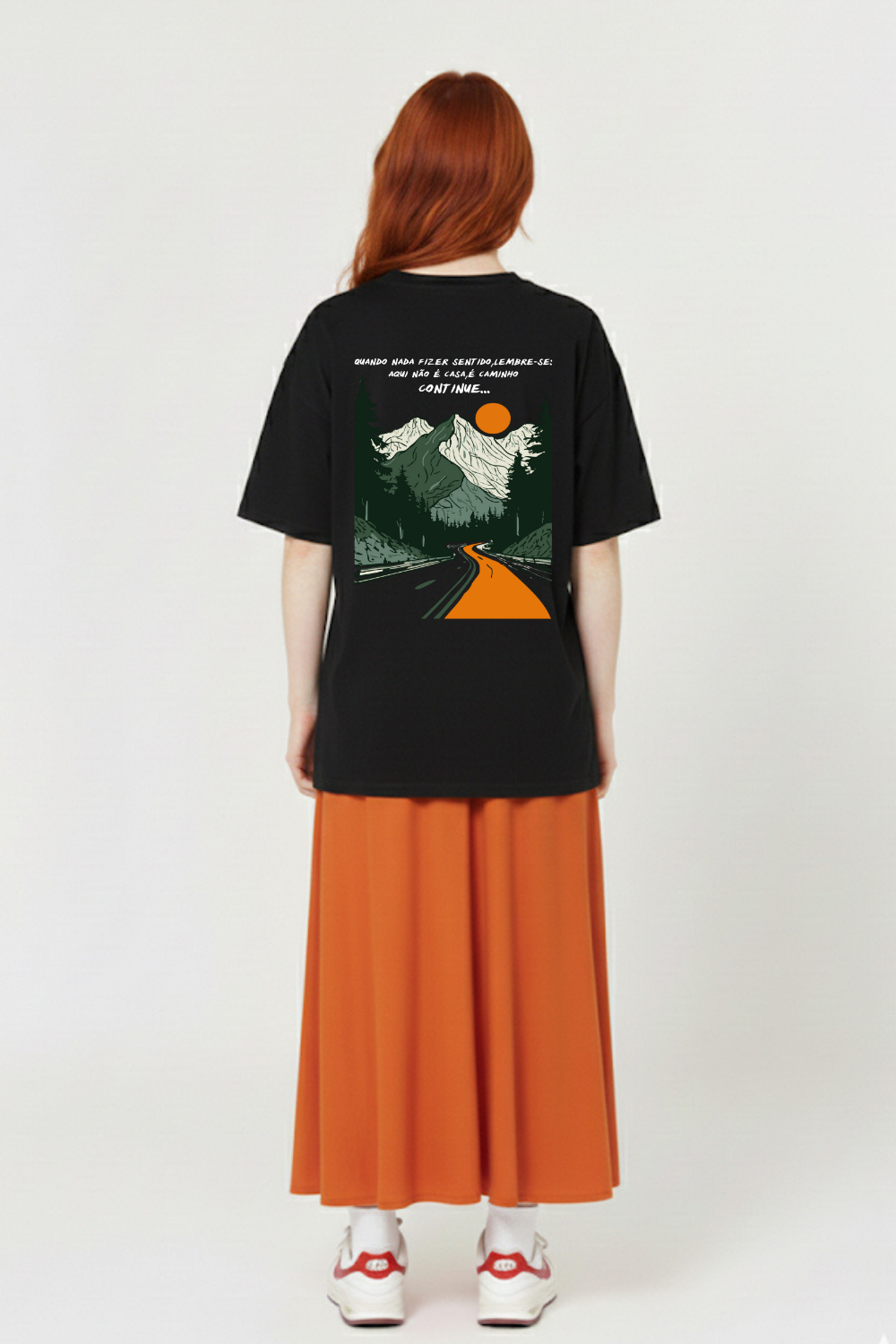 Camiseta Oversized Heavy Dois ou Mais - Caminho