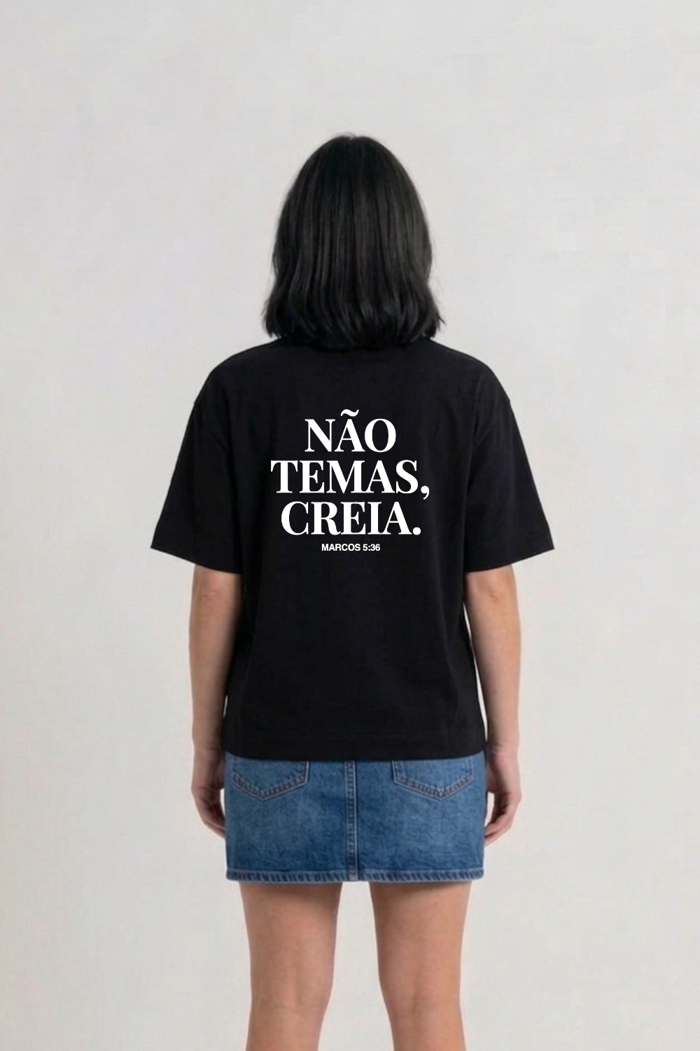 Camiseta Heavy Boxy Dois ou Mais - NÃO TEMAS