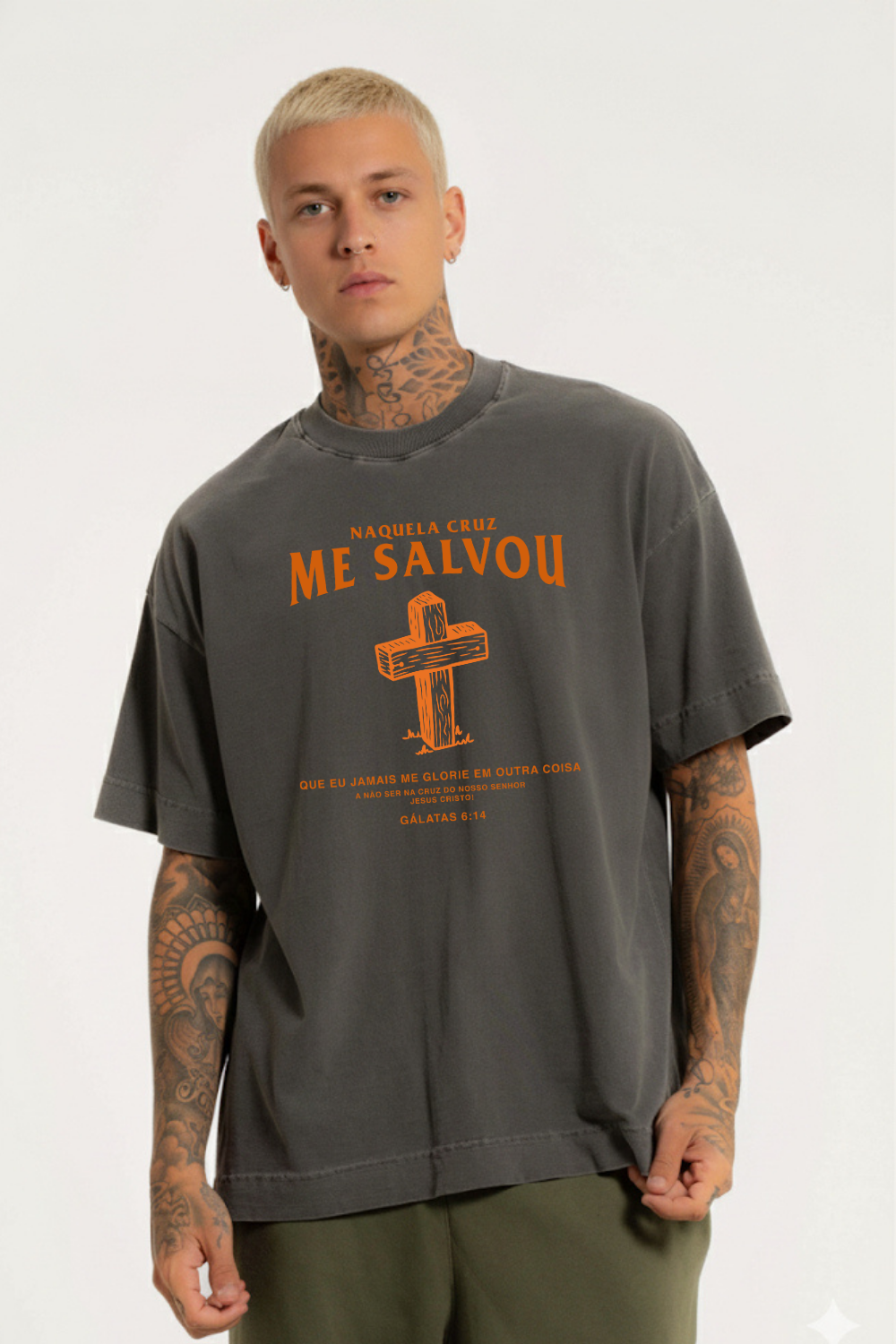 Camiseta Oversized Heavy Dois ou Mais - Me Salvou