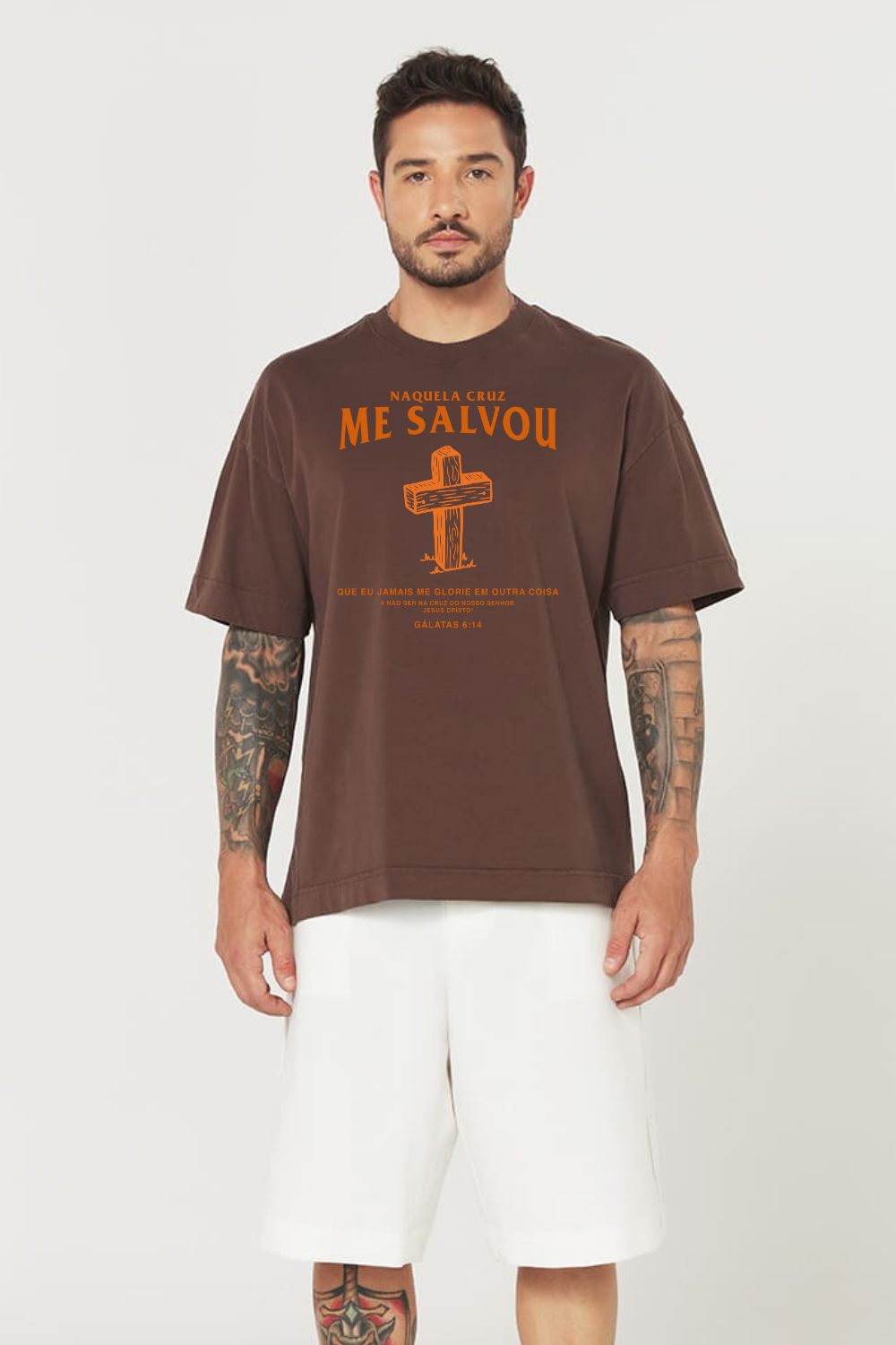 Camiseta Oversized Heavy Dois ou Mais - Me Salvou