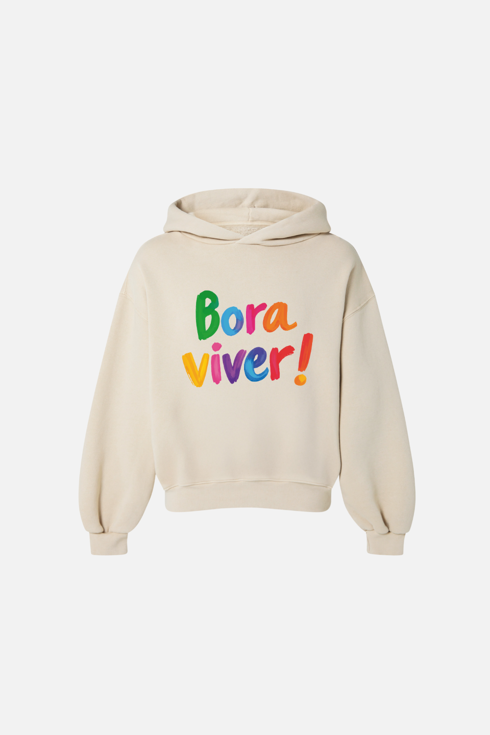 Moletom Premium Boxy Dois ou Mais - BORA VIVER COLOR