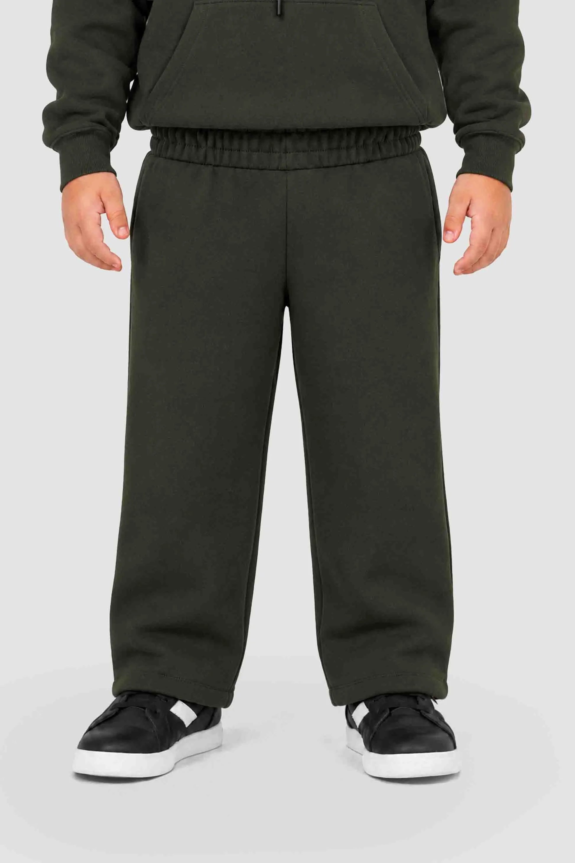 Calça Moletom Reta Infantil Dois ou Mais - Liso
