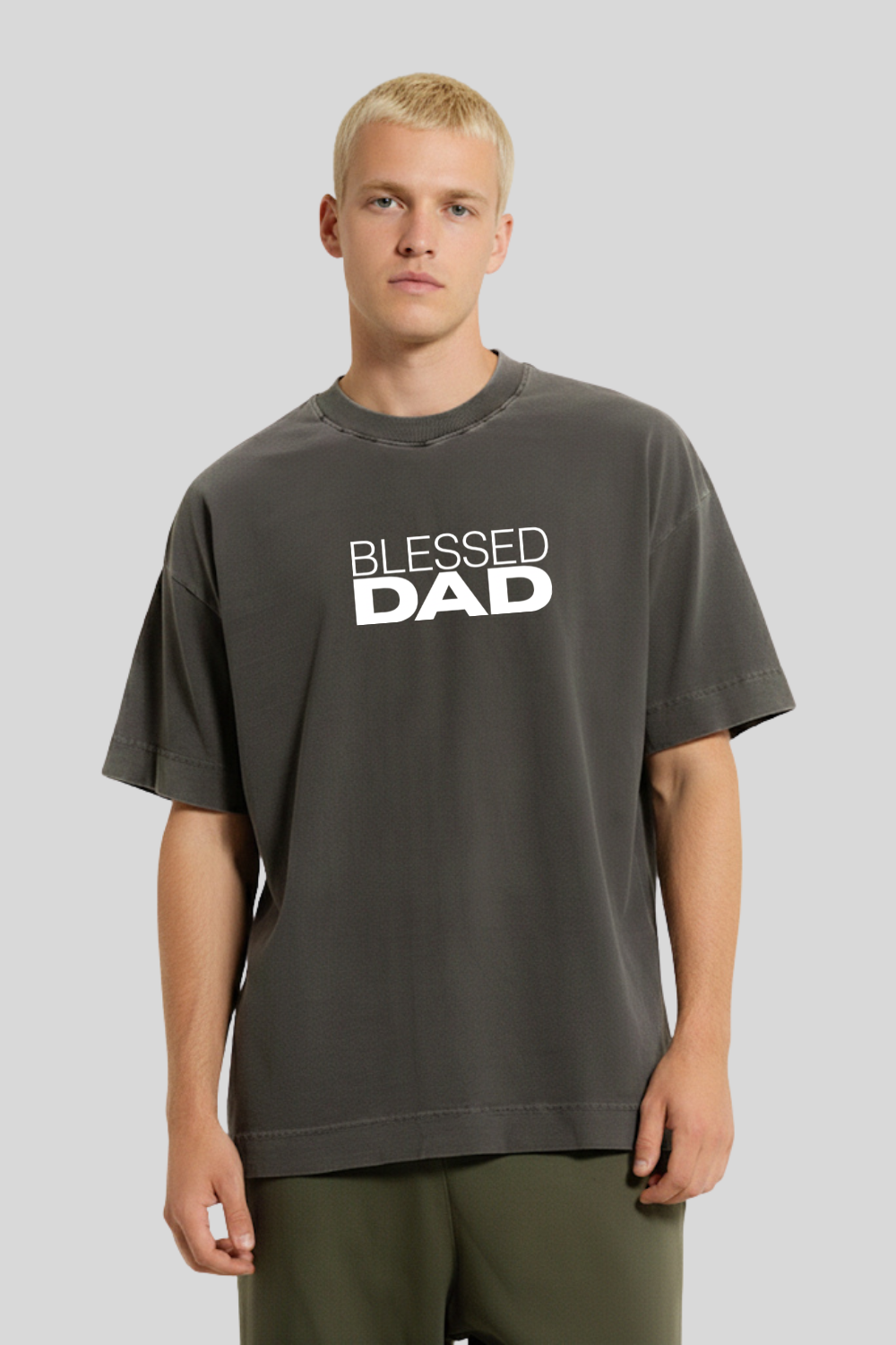Camiseta Oversized Dois ou Mais - Blessed Dad
