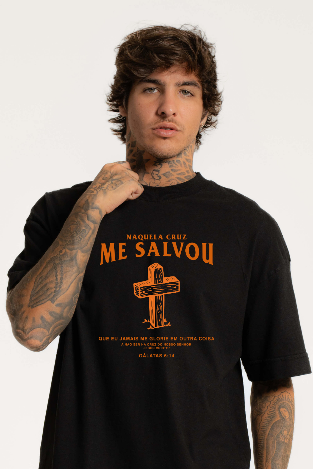 Camiseta Oversized Heavy Dois ou Mais - Me Salvou