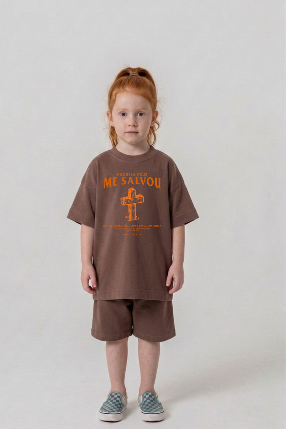 Camiseta Oversized Infantil Dois ou Mais - Me Salvou