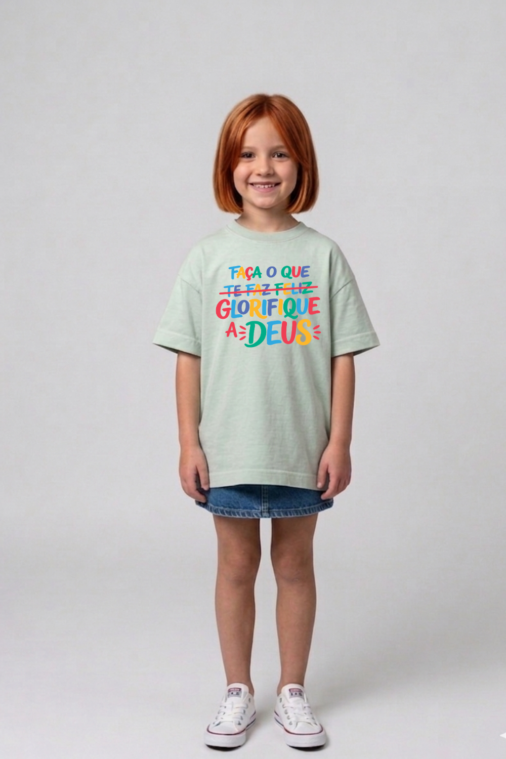 Camiseta Oversized Infantil Dois ou Mais - GLORIFIQUE