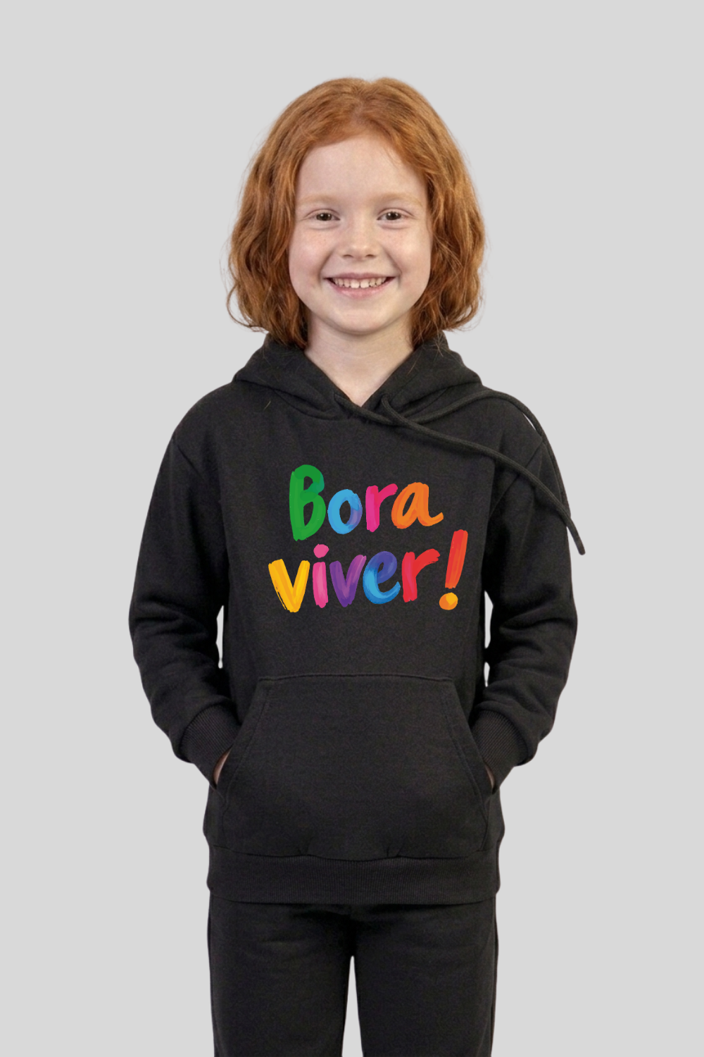Moletom Infantil Canguru Dois ou Mais - Bora Viver Color