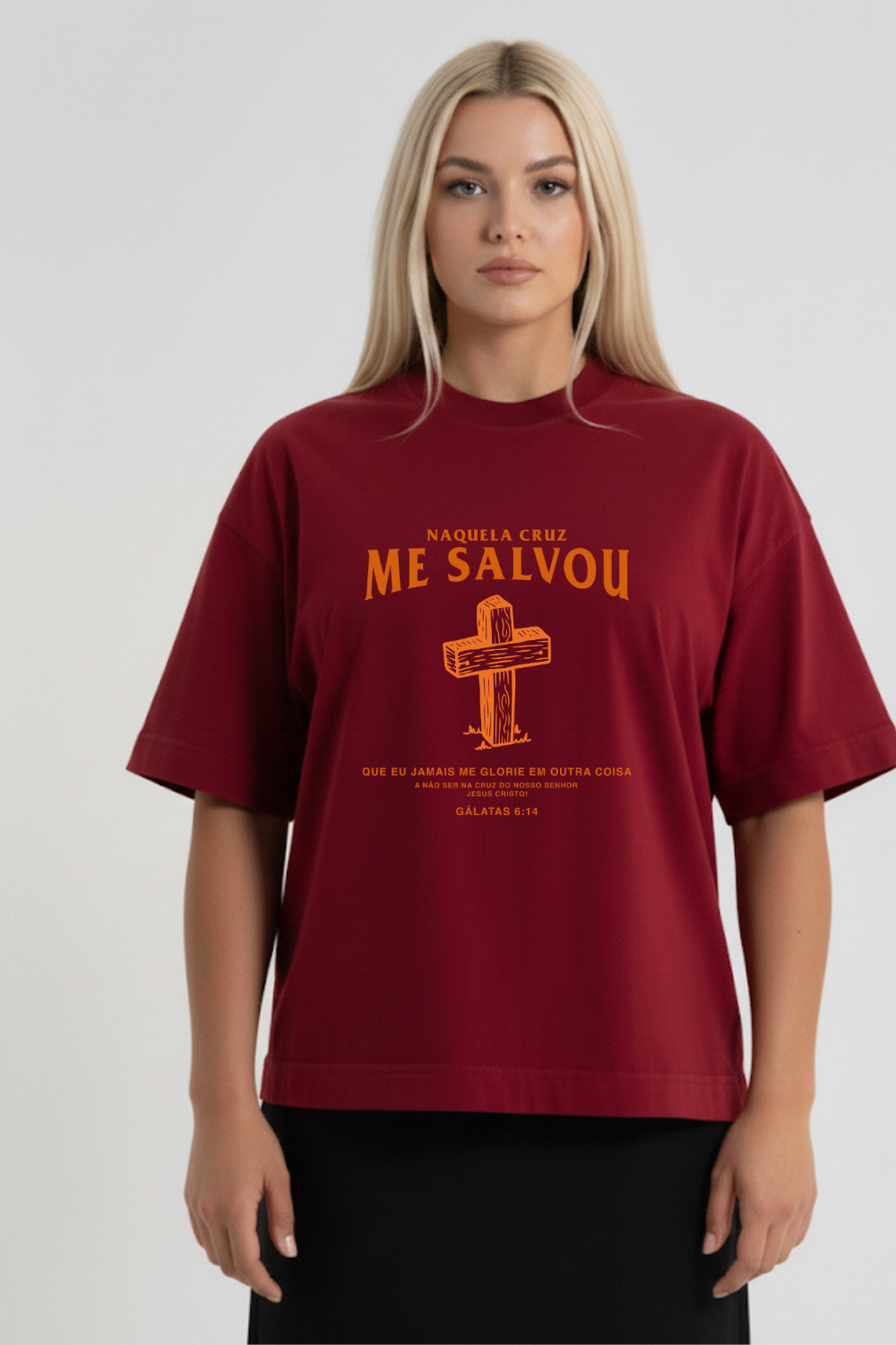 Camiseta Heavy Boxy Dois ou Mais - Me Salvou