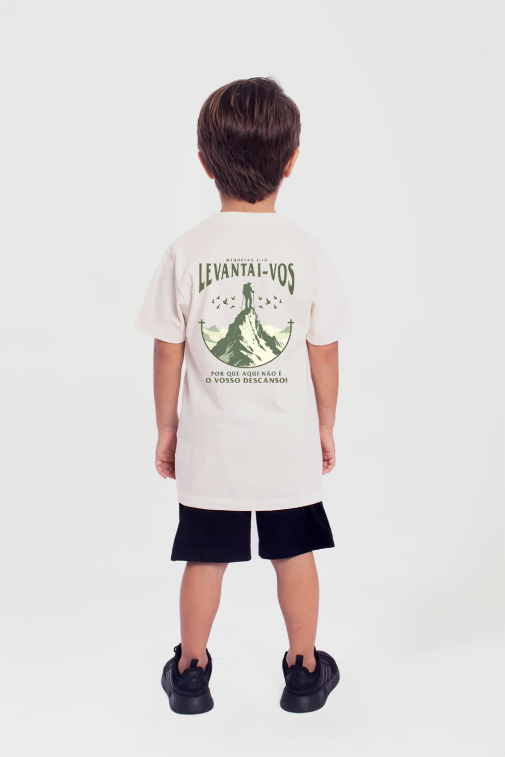 Camiseta Basic Infantil Dois ou Mais - Levantai