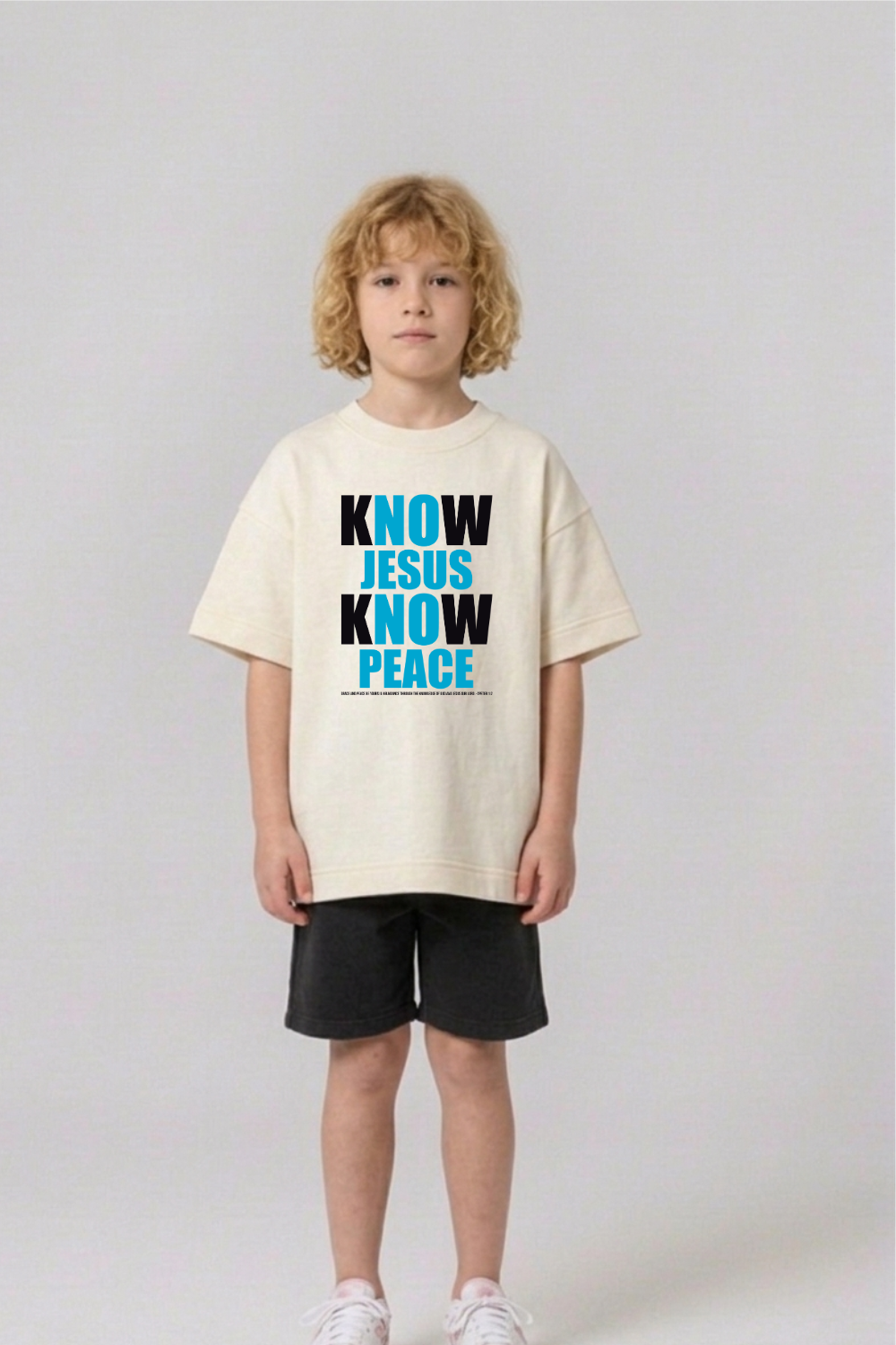 Camiseta Infantil Oversized Dois ou Mais - Know Jesus