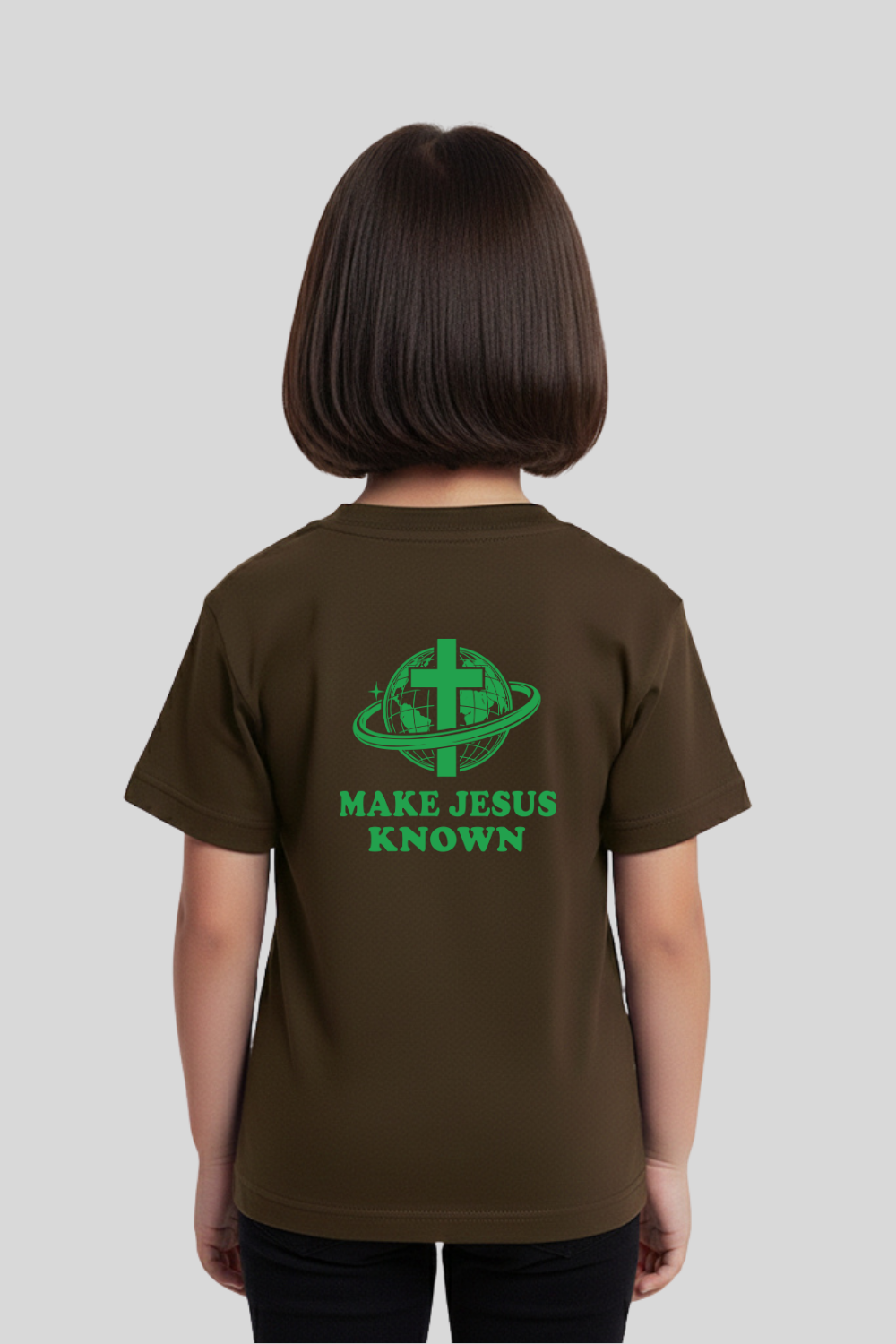 Camiseta Basic Infantil Dois ou Mais - JESUS KNOWN