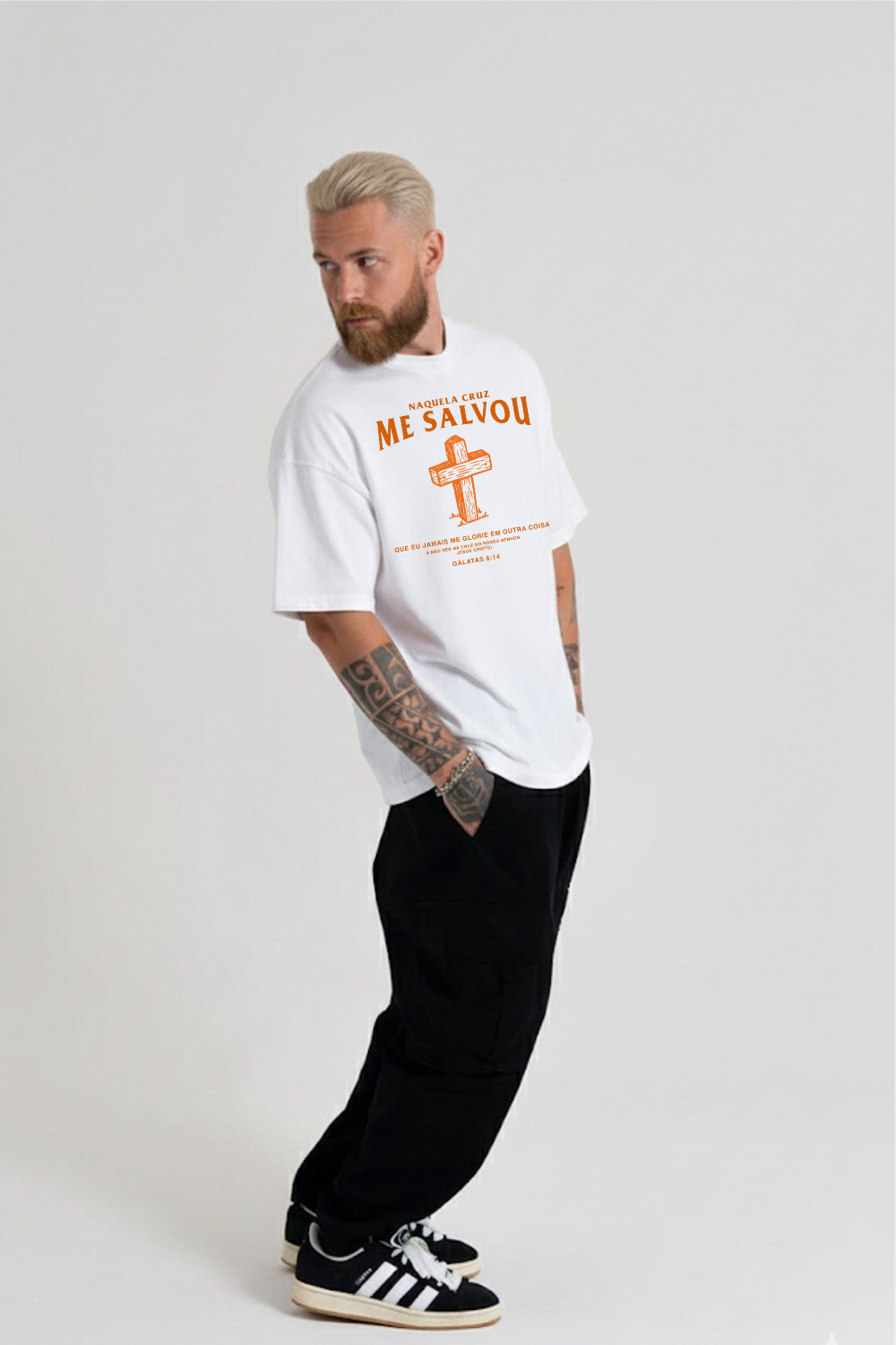 Camiseta Heavy Boxy Dois ou Mais - Me Salvou