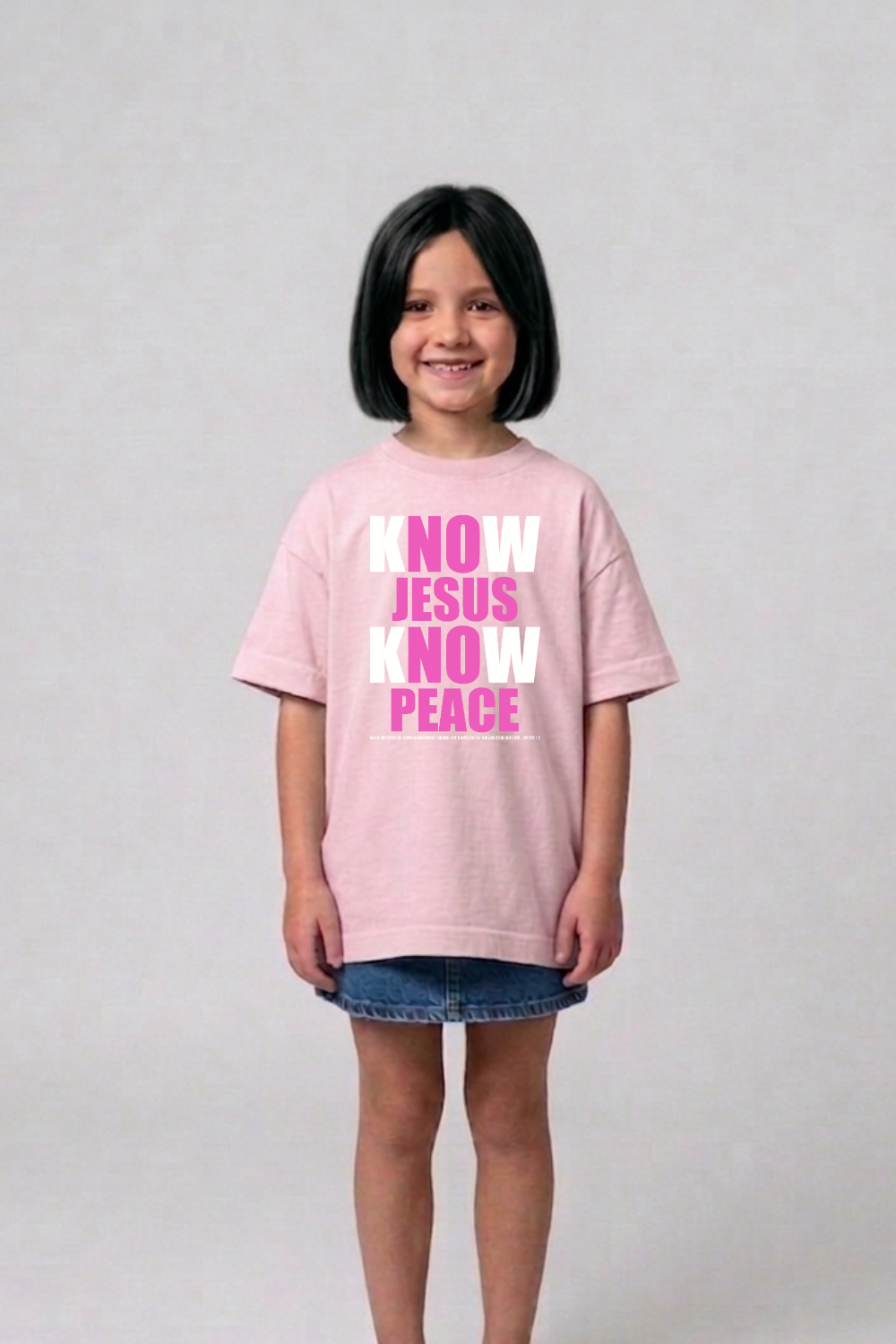 Camiseta Infantil Oversized Dois ou Mais - Know Jesus