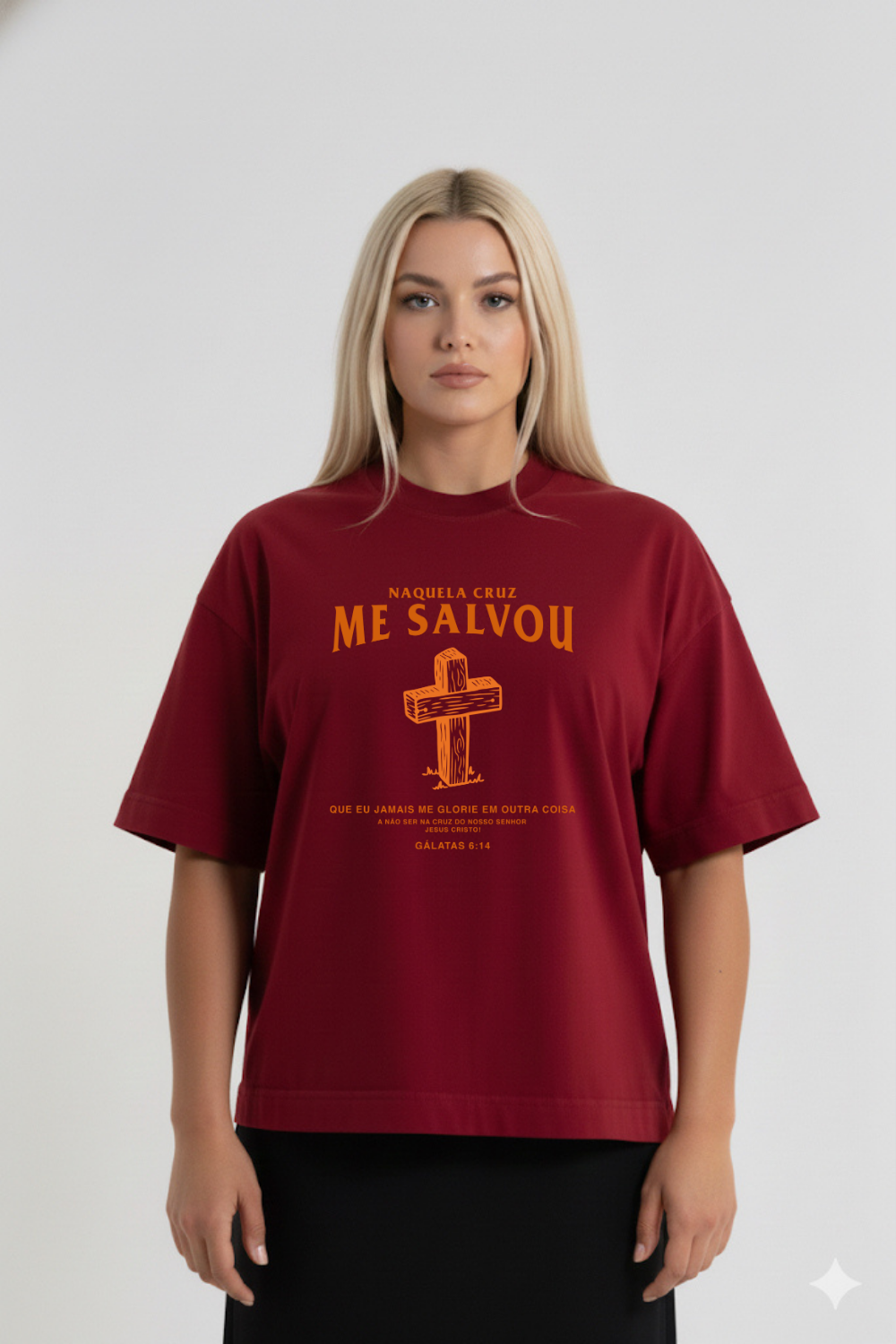 Camiseta Heavy Boxy Dois ou Mais - Me Salvou