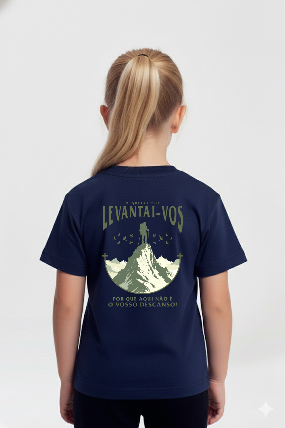 Camiseta Basic Infantil Dois ou Mais - Levantai