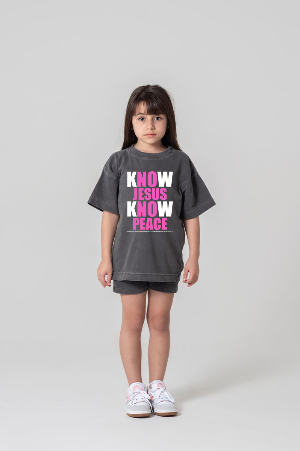 Camiseta Infantil Oversized Dois ou Mais - Know Jesus