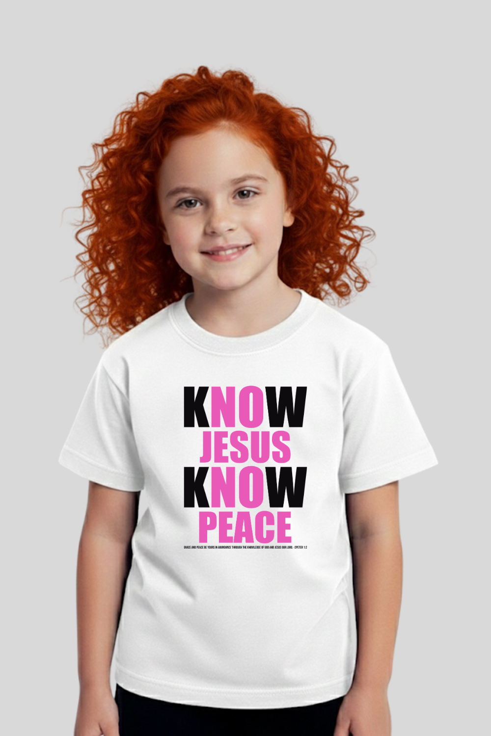 Camiseta Basic Infantil Dois ou Mais - Know Jesus
