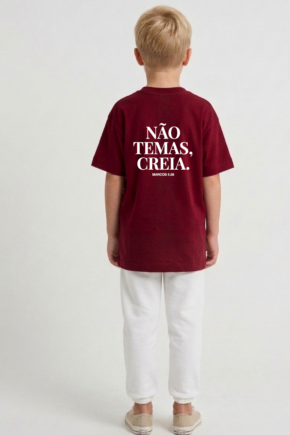 Camiseta Oversized Infantil Dois ou Mais - NÃO TEMAS