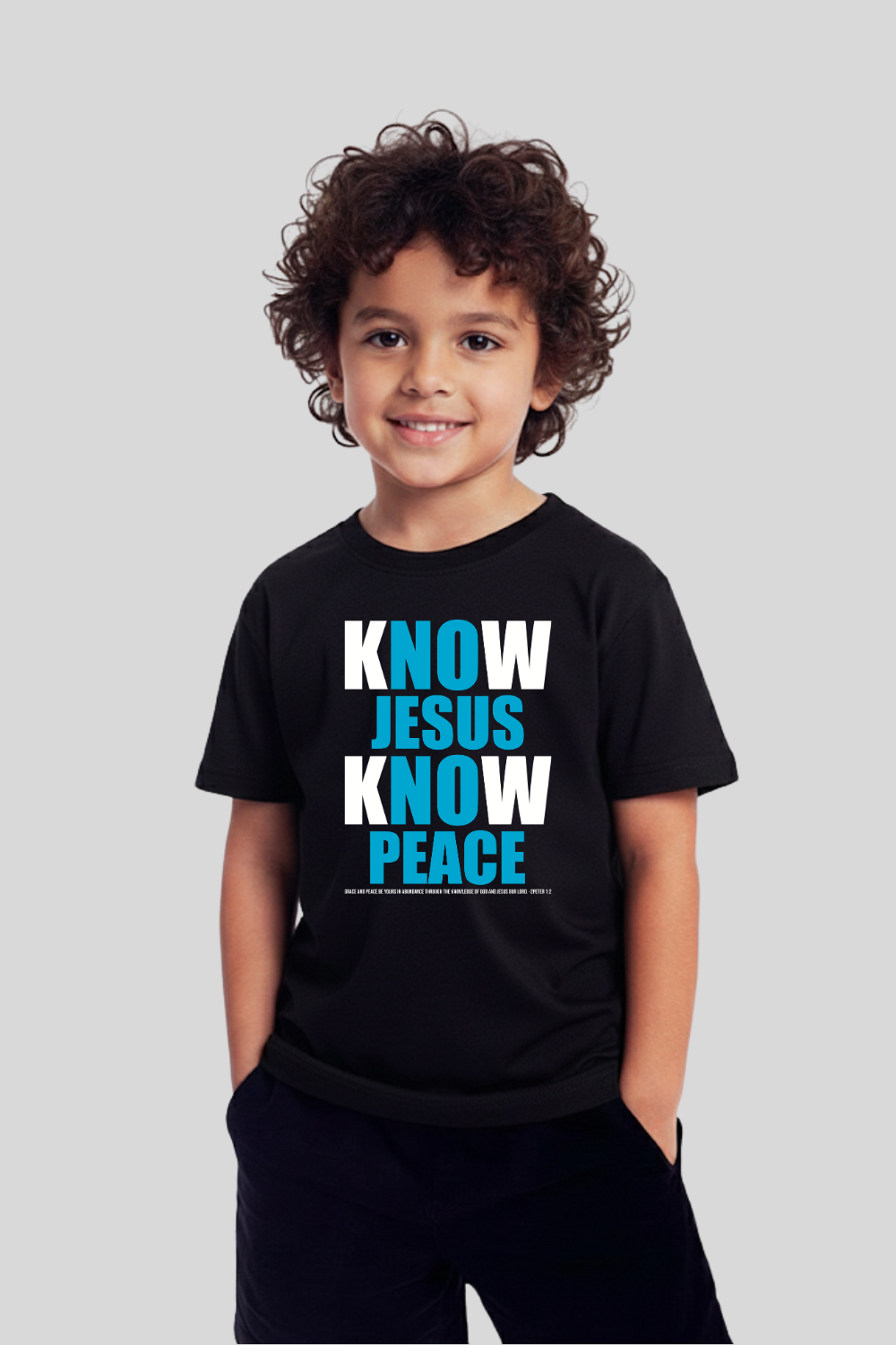 Camiseta Basic Infantil Dois ou Mais - Know Jesus