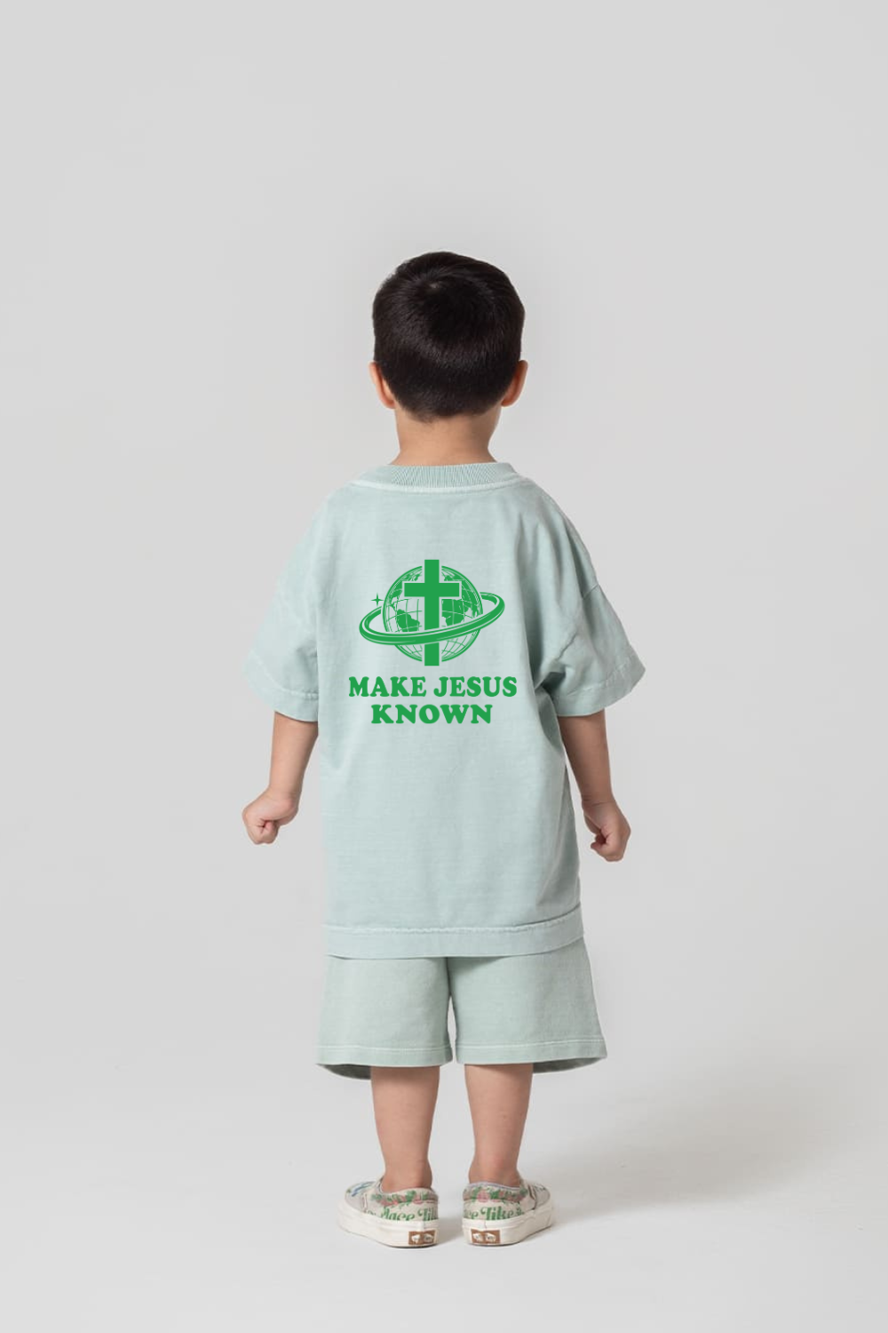 Camiseta Infantil Oversized Dois ou Mais - Jesus Known