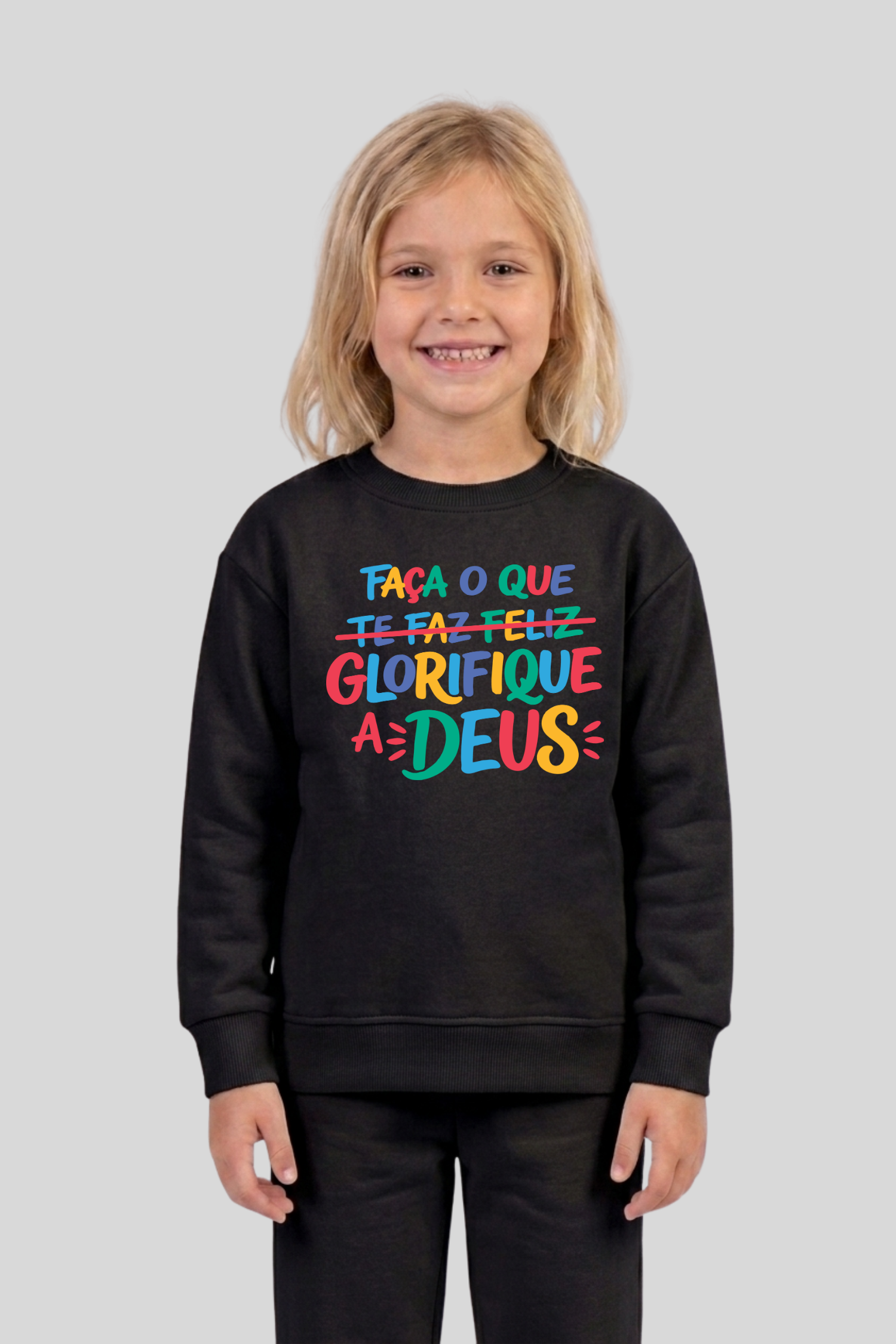 Moletom Infantil Careca Dois ou Mais - Glorifique