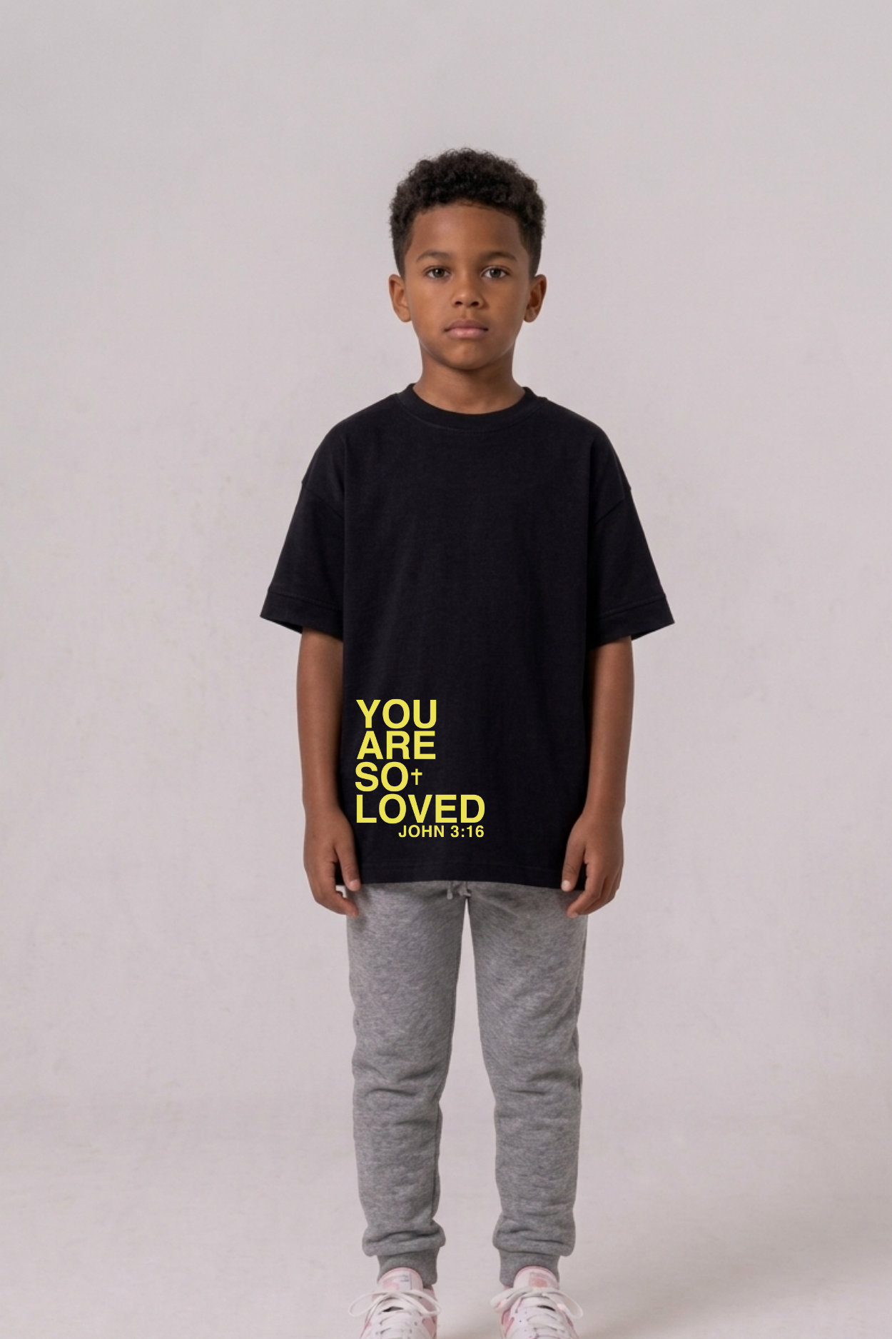 Camiseta Oversized Infantil Dois ou Mais - SO LOVED