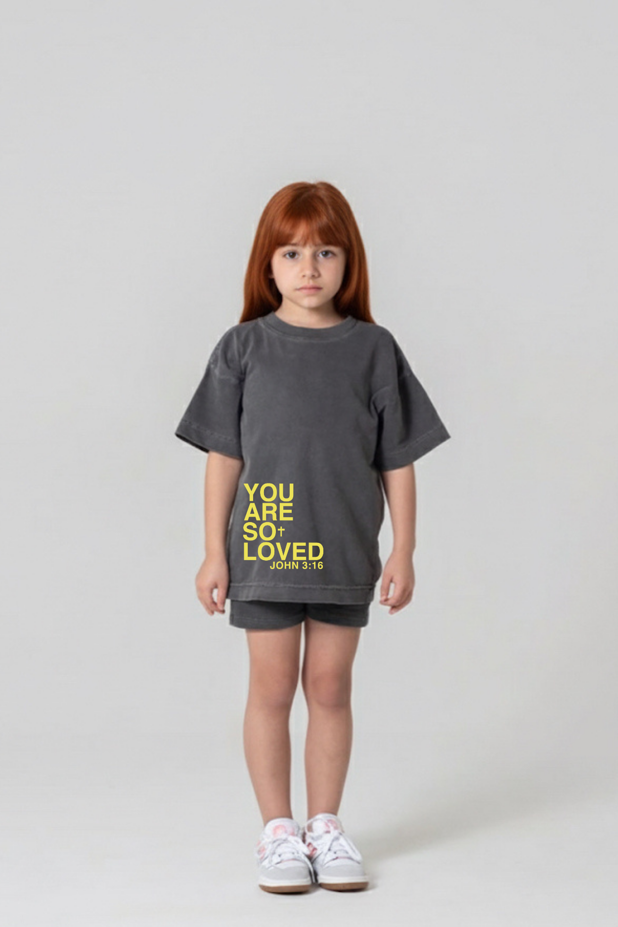 Camiseta Oversized Infantil Dois ou Mais - SO LOVED